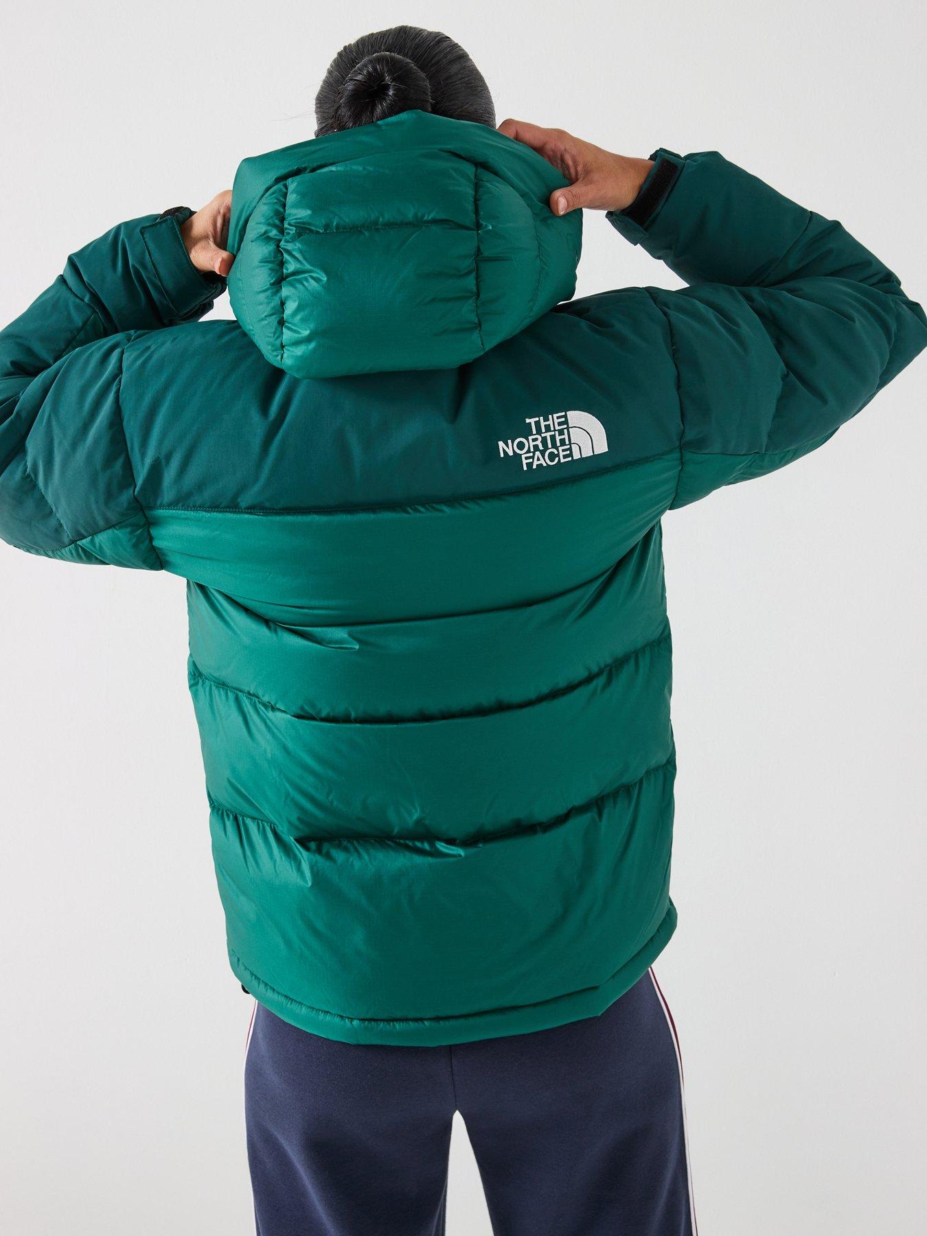 Image 2 of 6 of The North Face Womens Himalayan Down Parka Jacket- Green