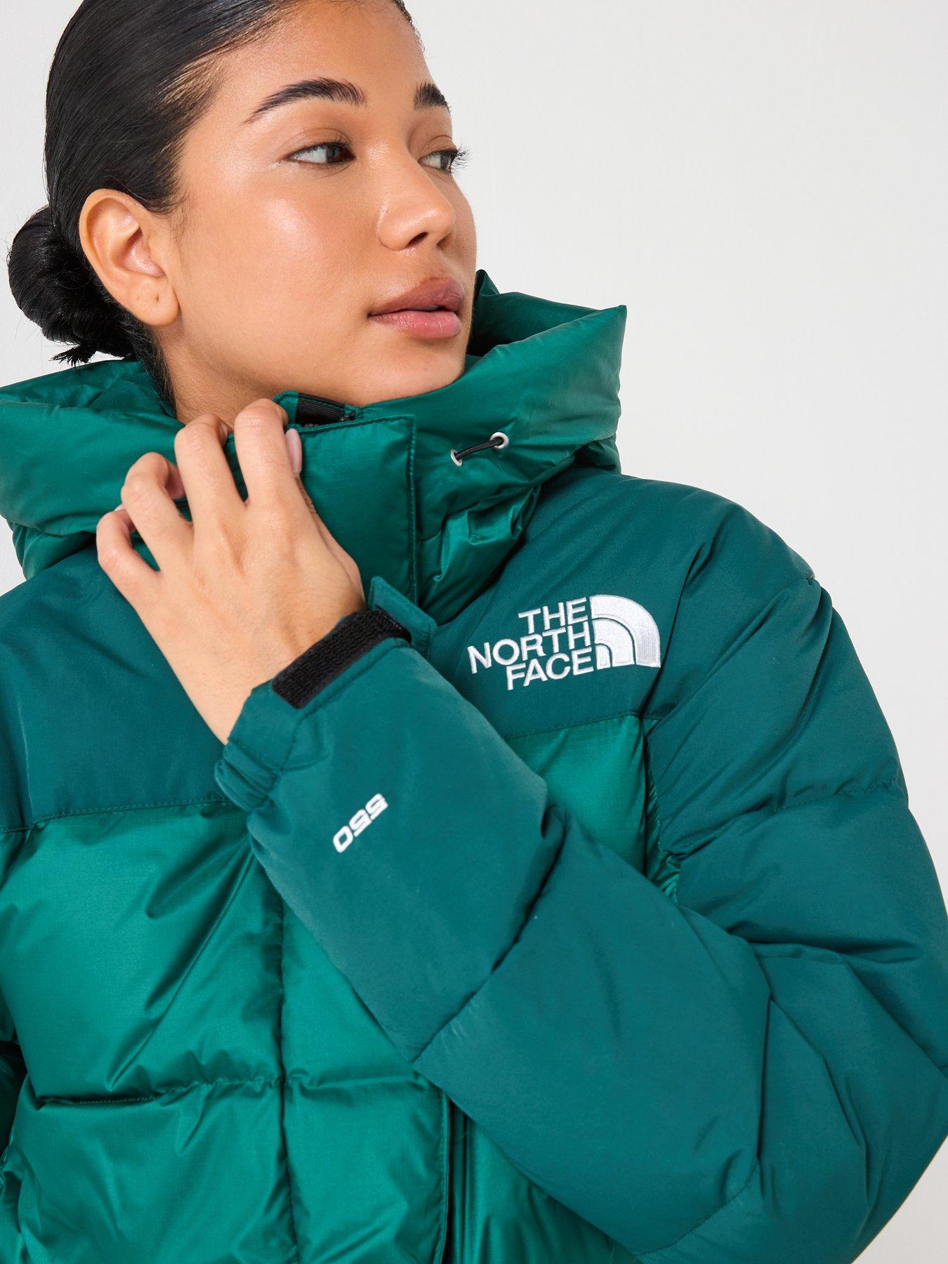 Image 4 of 6 of The North Face Womens Himalayan Down Parka Jacket- Green