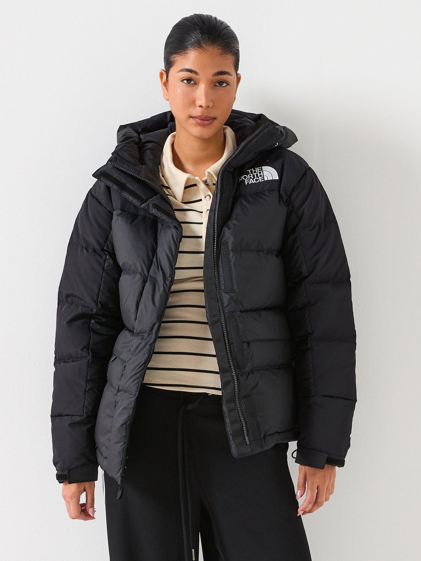 The North Face: Womens Himalayan Down Parka Jacket - Black