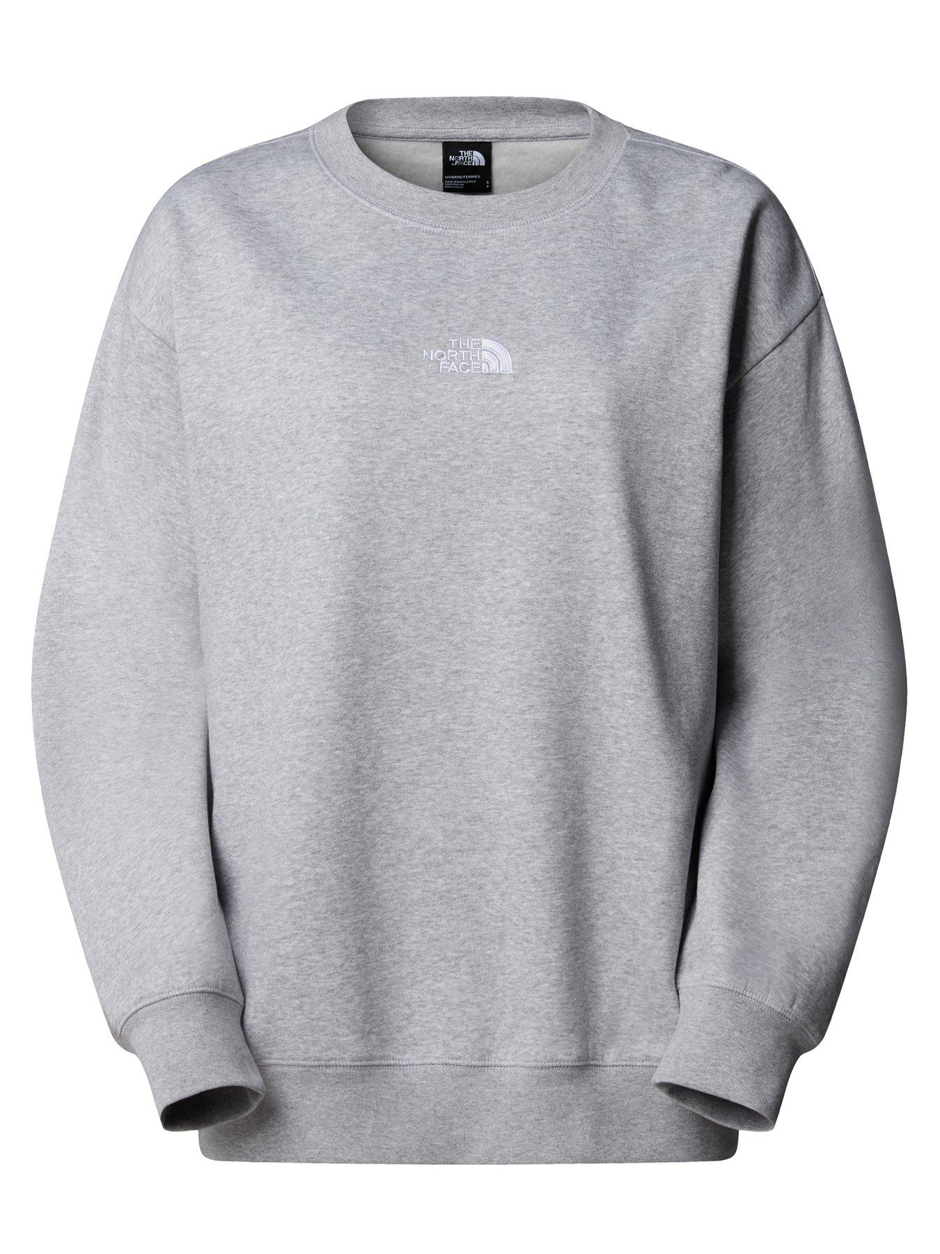 Image 1 of 2 of The North Face Women's Essential Oversize Crew - Grey