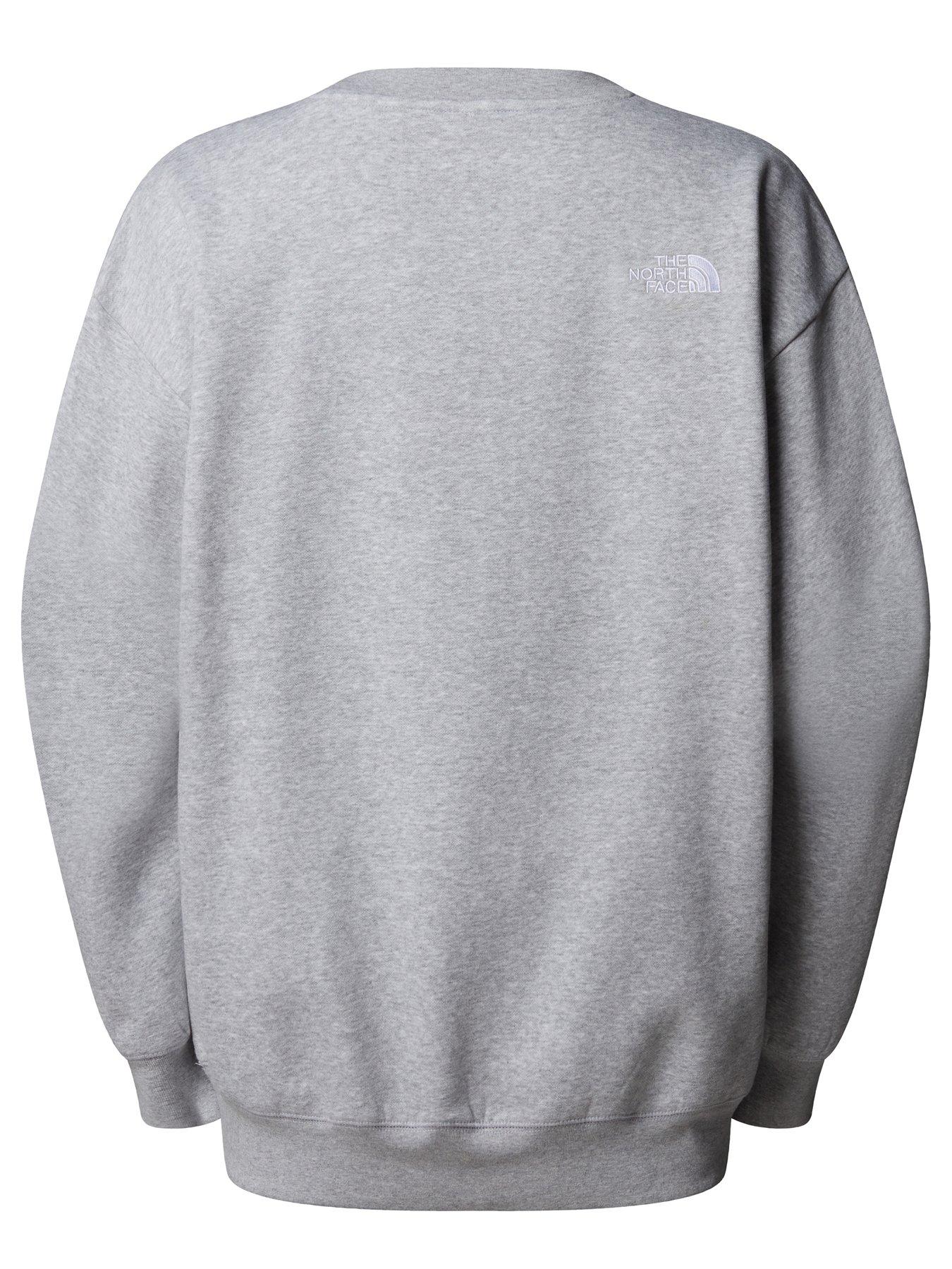 Image 2 of 2 of The North Face Women's Essential Oversize Crew - Grey