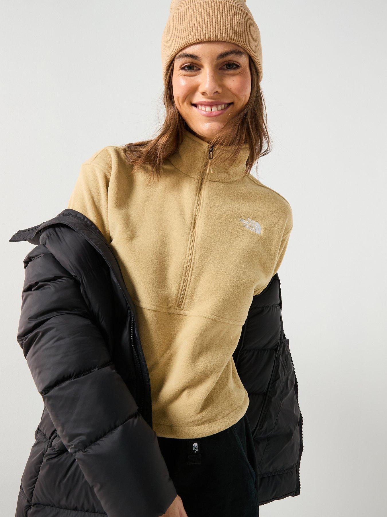Image 5 of 6 of The North Face Women's Glacier Fleece 1/2 Zip Jacket - Beige
