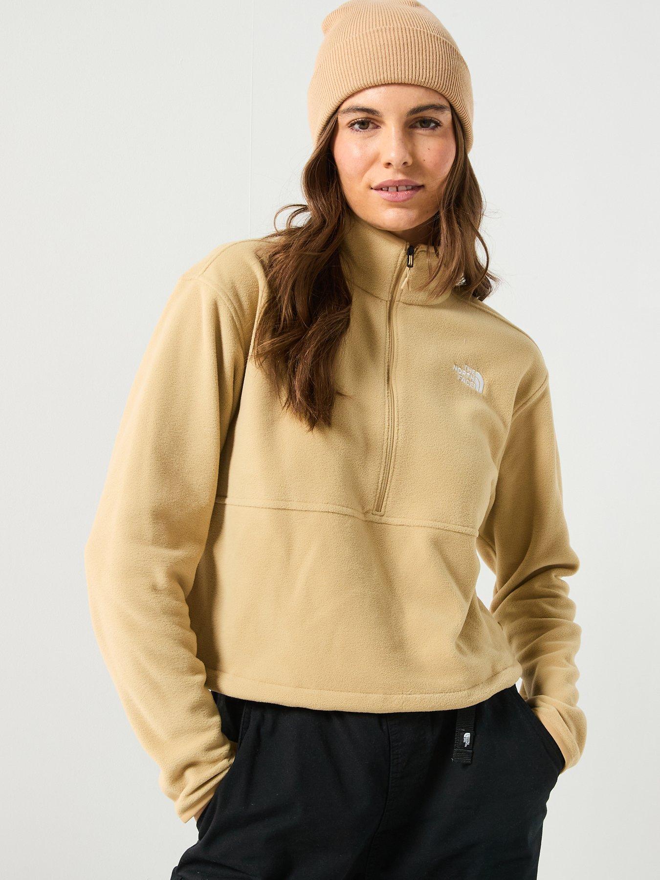 Image 6 of 6 of The North Face Women's Glacier Fleece 1/2 Zip Jacket - Beige
