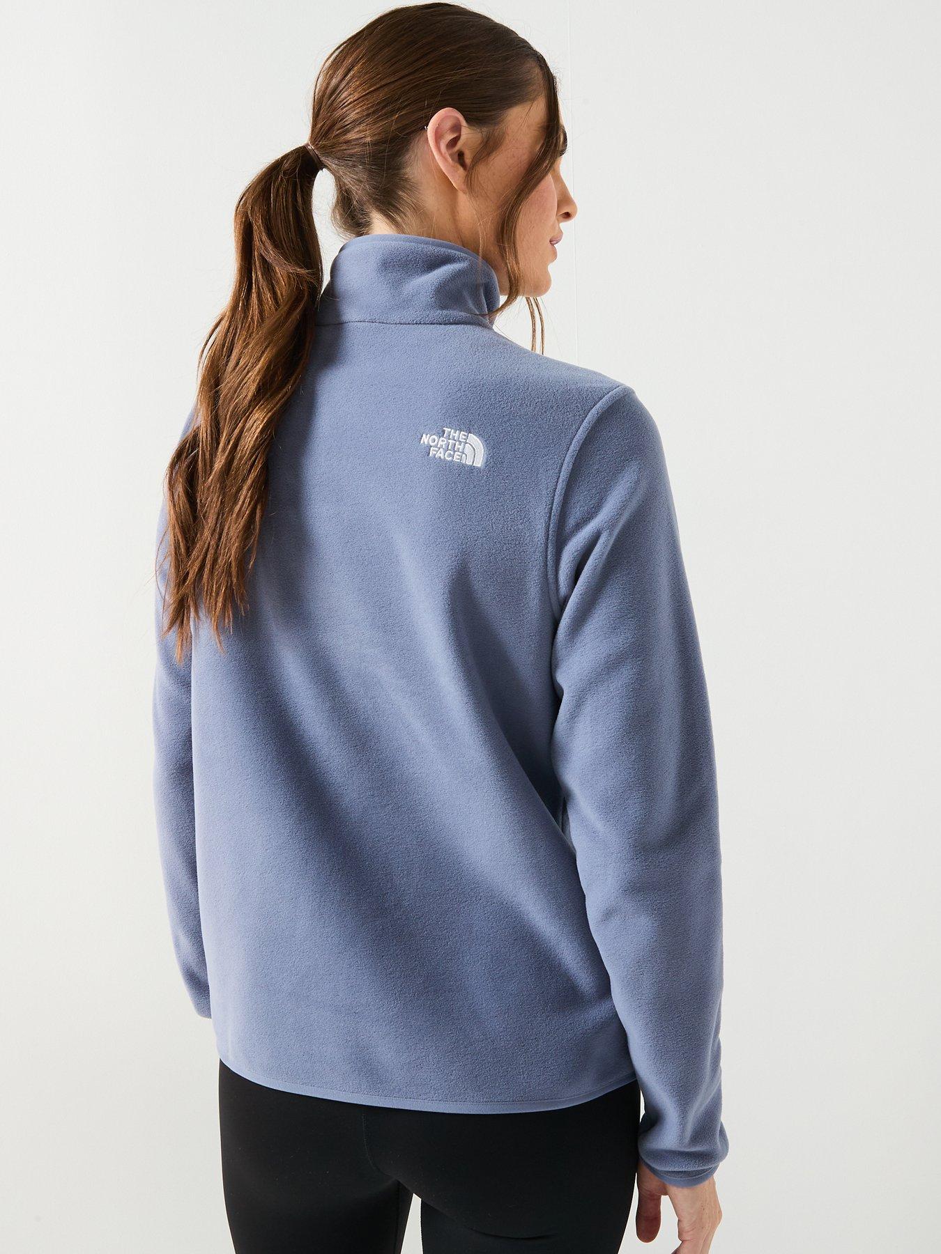 Image 2 of 6 of The North Face Women's Glacier Fleece 1/4 Zip Jacket - Grey