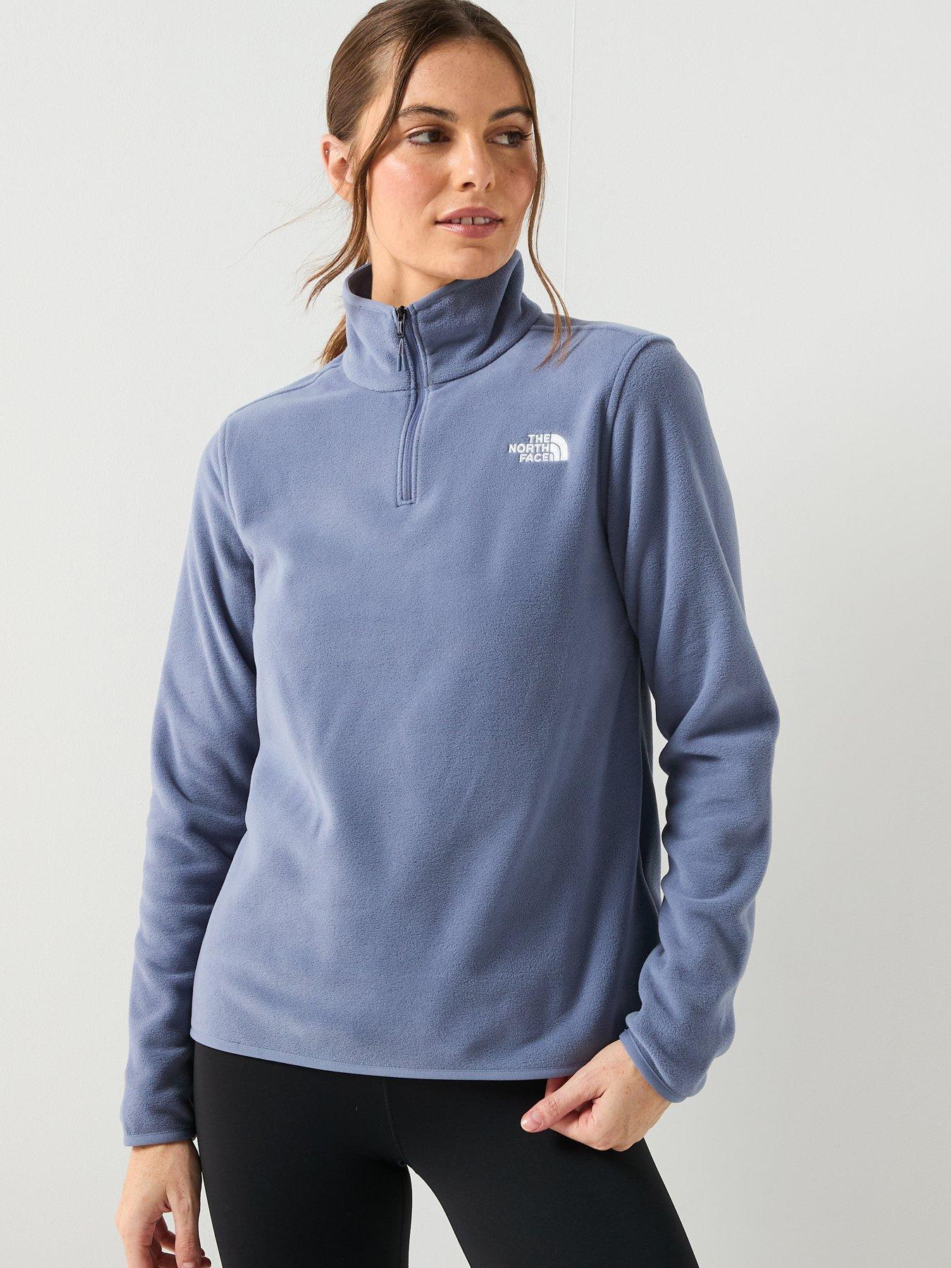 Image 5 of 6 of The North Face Women's Glacier Fleece 1/4 Zip Jacket - Grey
