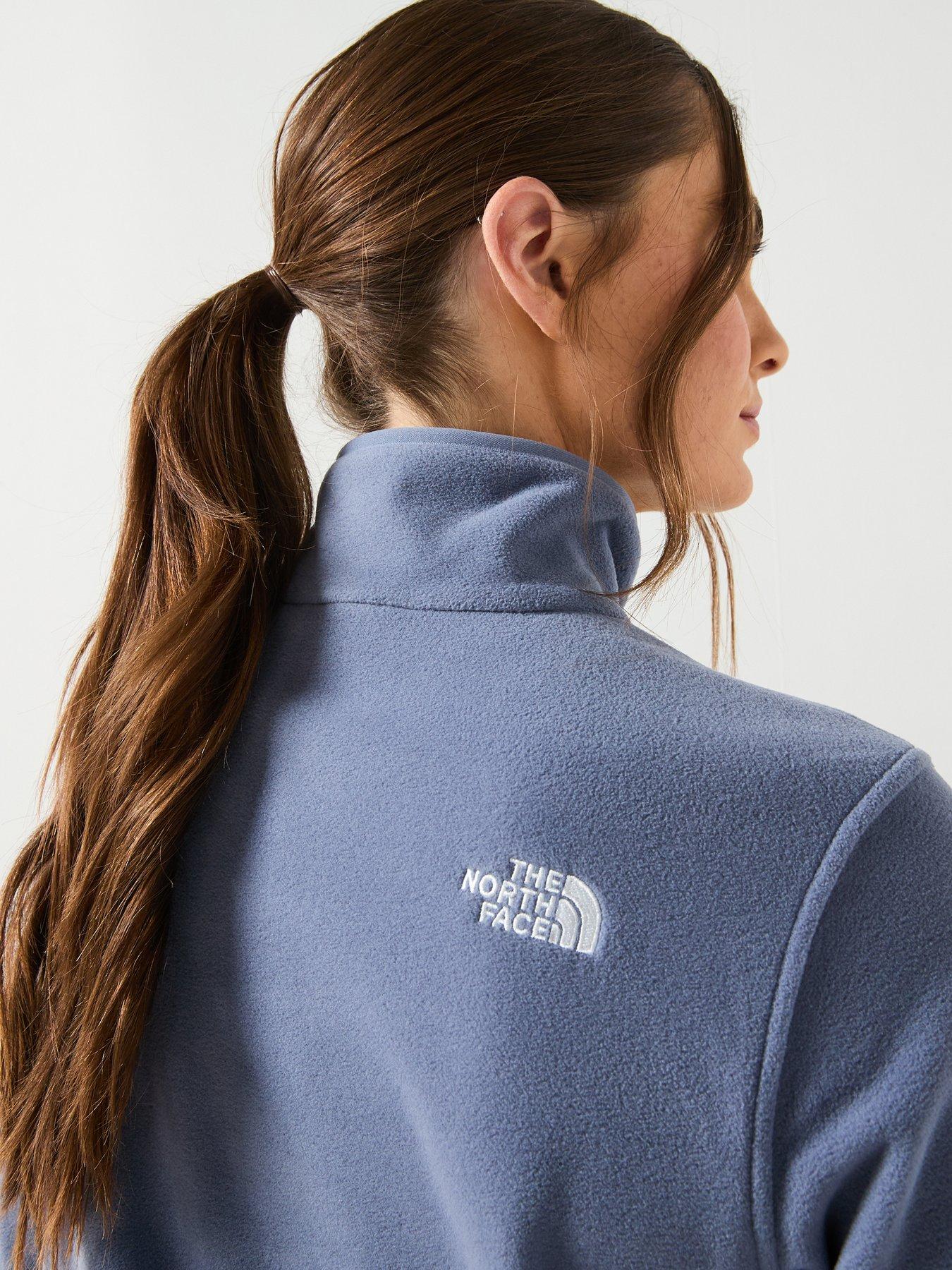 Image 6 of 6 of The North Face Women's Glacier Fleece 1/4 Zip Jacket - Grey