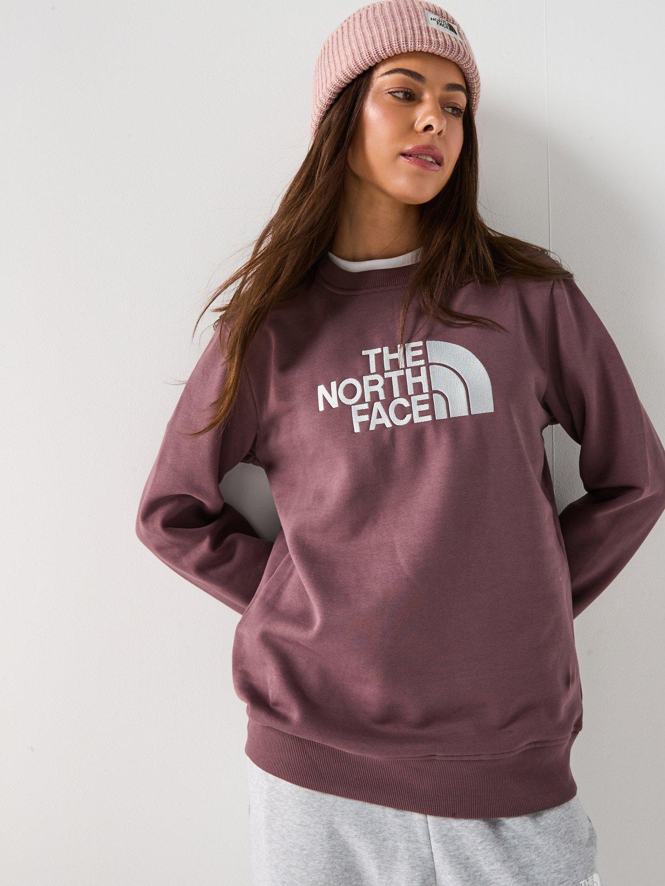 Image 1 of 5 of The North Face Women's Drew Peak Crew Sweatshirt - Brown