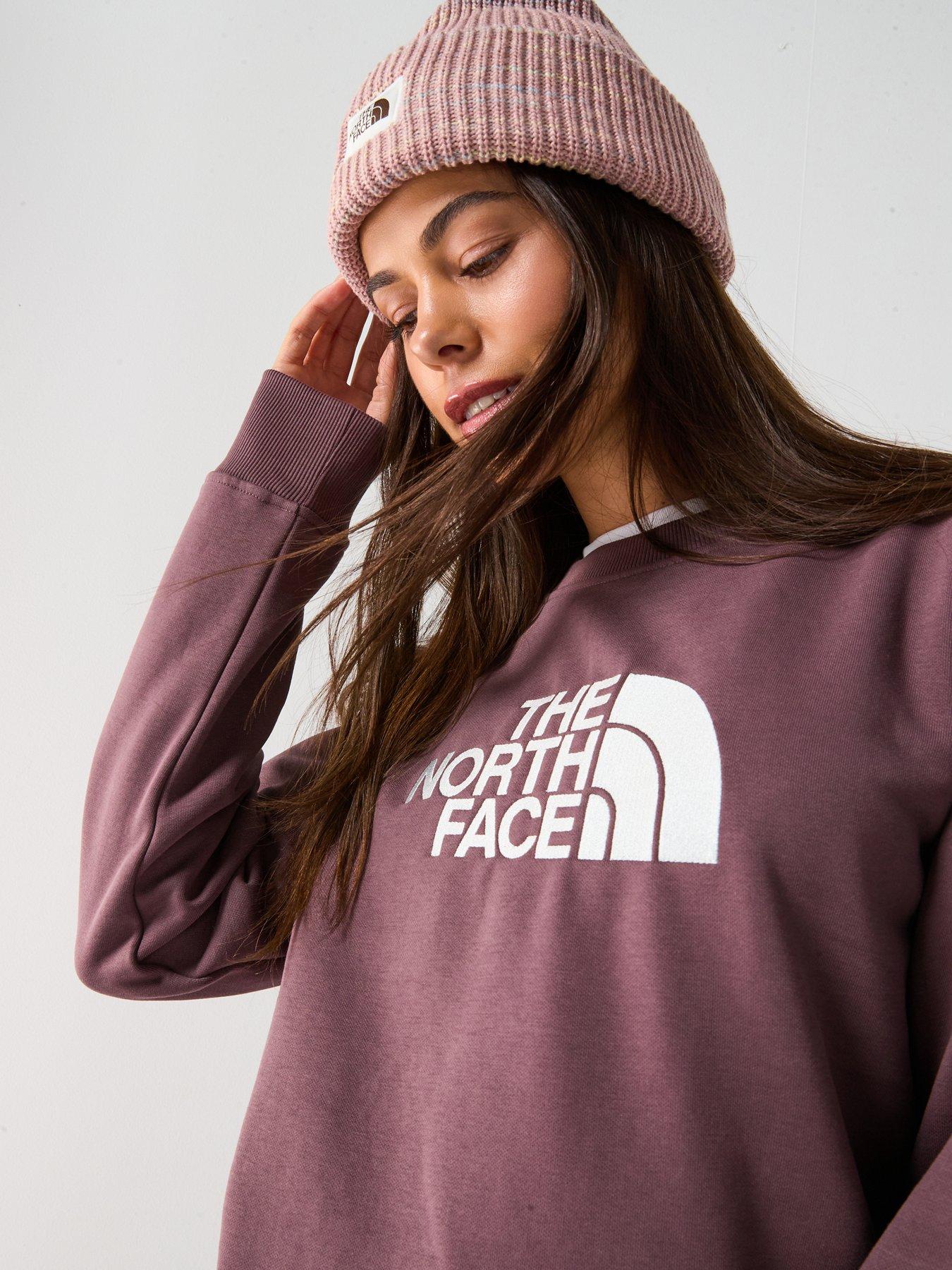 Image 4 of 5 of The North Face Women's Drew Peak Crew Sweatshirt - Brown