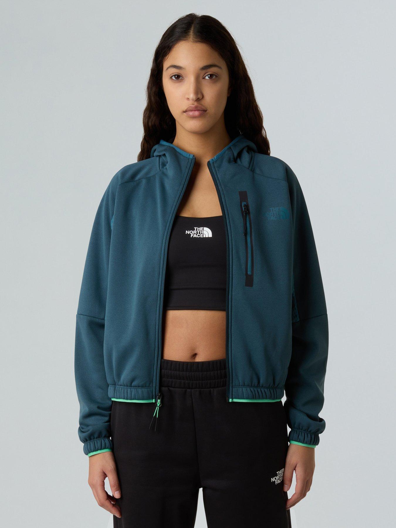 The North Face Women'S Mountain Athletics Full Zip Fleece - Blue