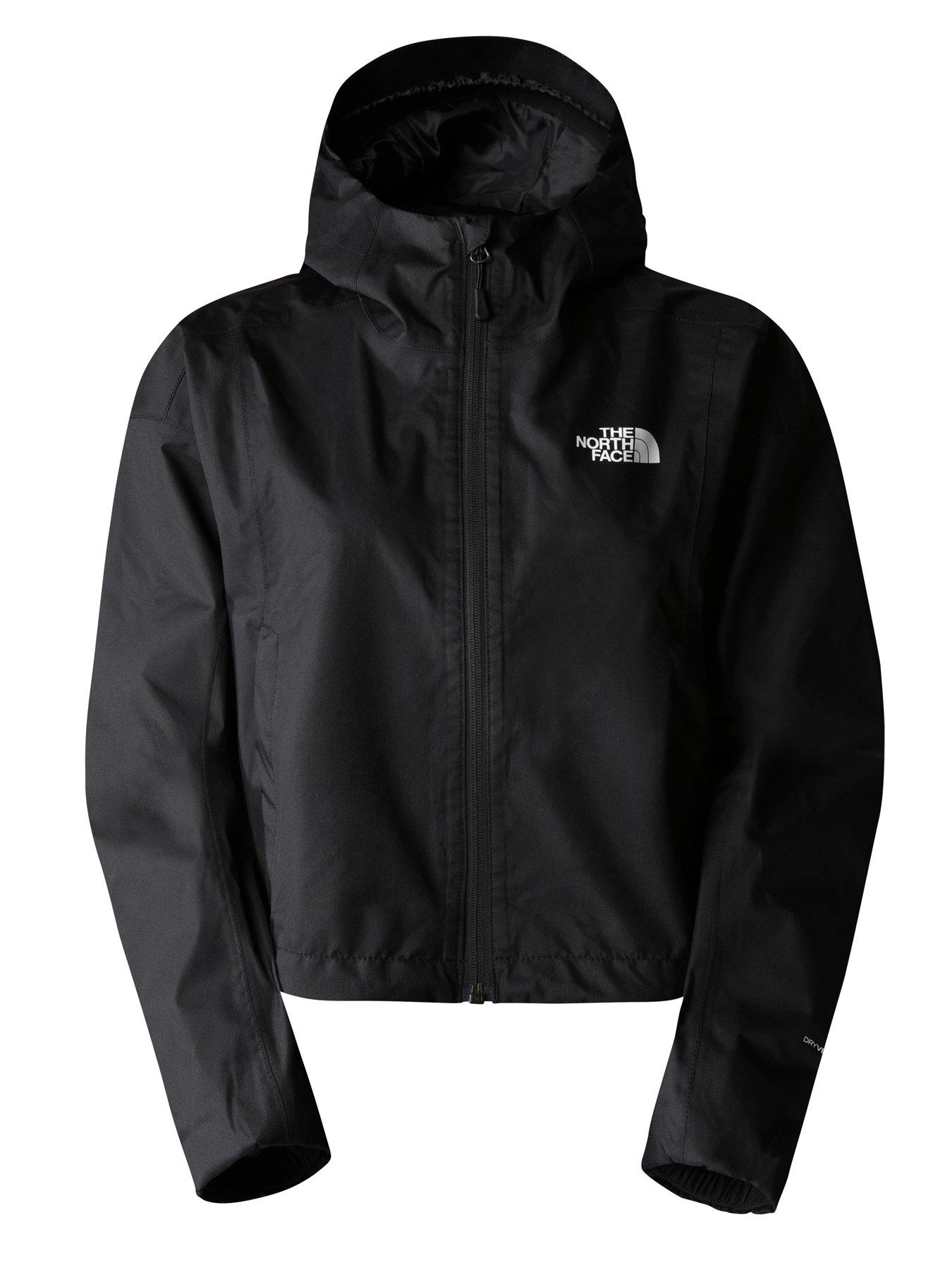 The North Face Womens Cropped Quest Jacket Black Very