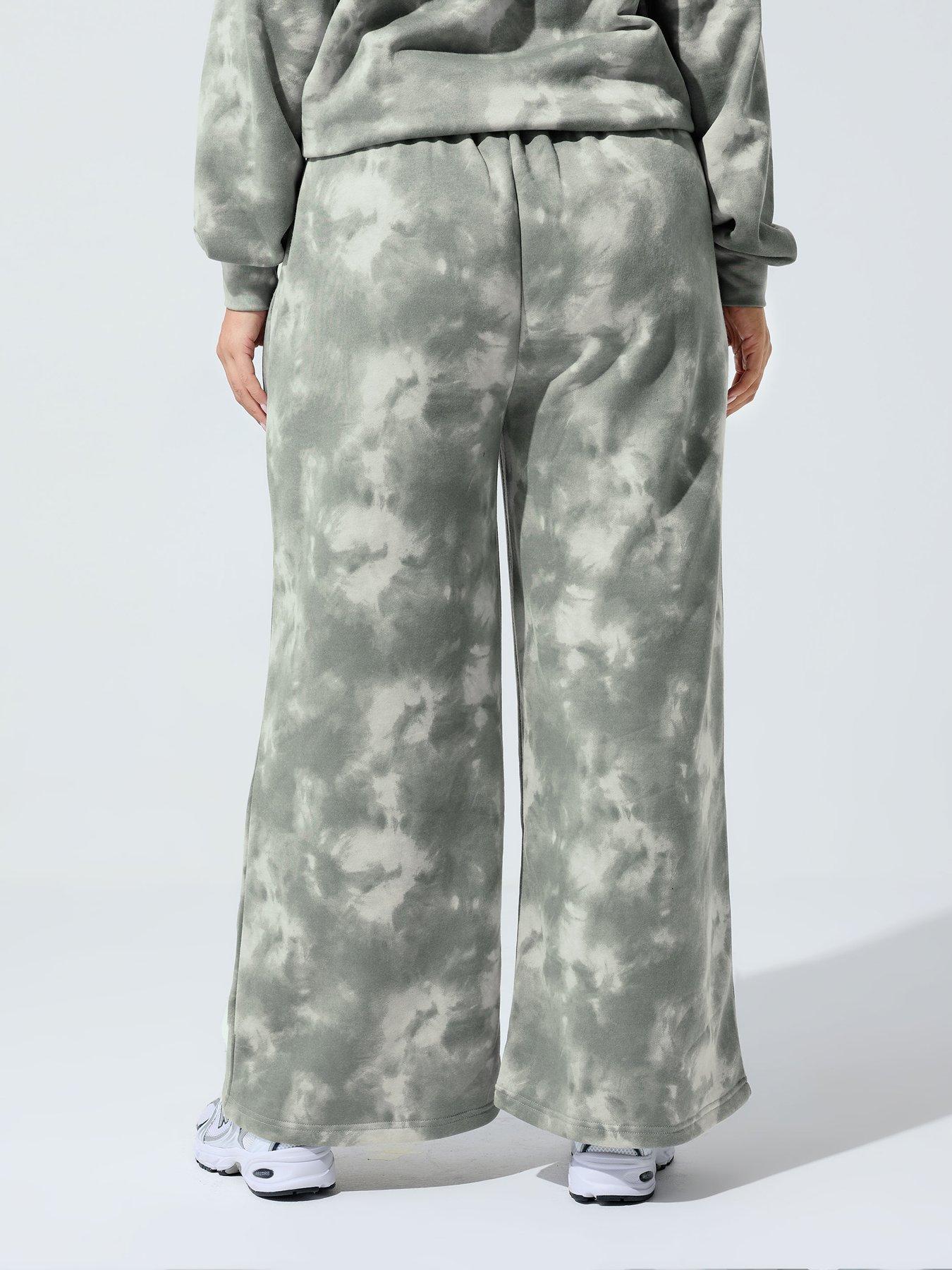 Image 2 of 4 of Yours Curve Tie Dye Jogger - Grey