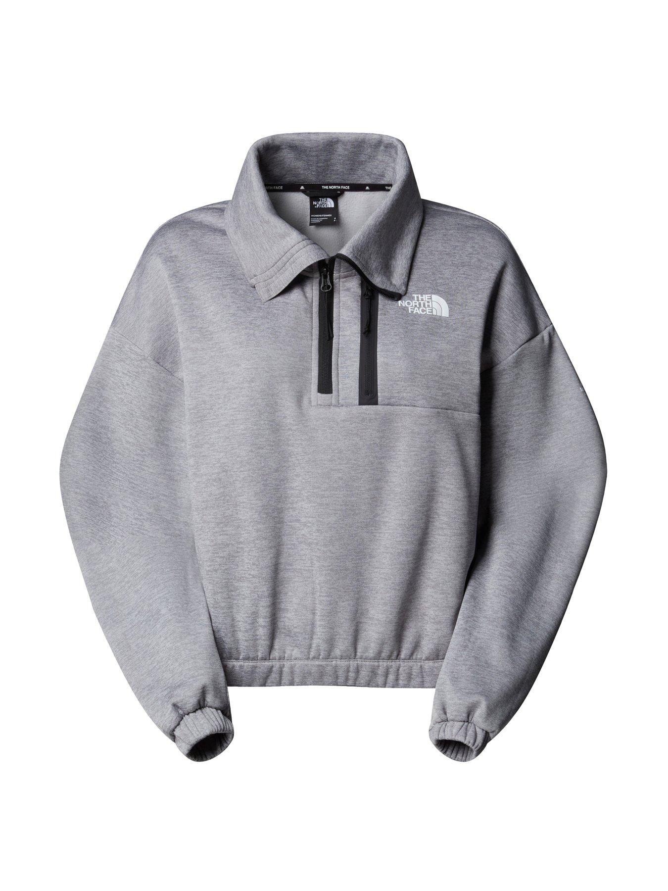 The North Face Womens Mountain Athletics Fleece Interest 1/4 Zip Top - Grey
