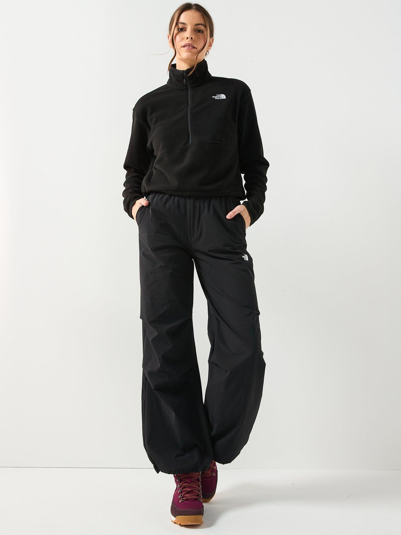 Image 3 of 6 of The North Face Women's Glacier Fleece 1/2 Zip Short Jacket - Black
