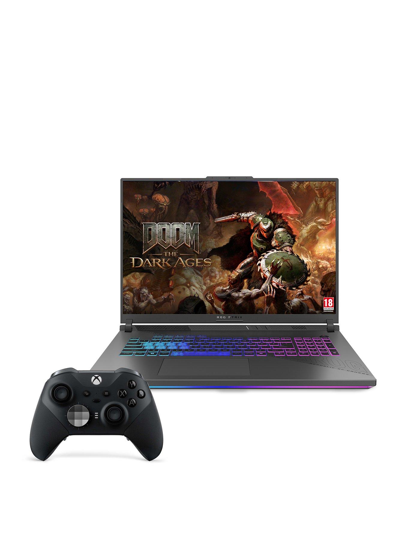 undefined Strix Gaming Laptop - GeForce RTX 5070 Ti - AMD Ryzen 9 - 16GB RAM - 1TB SSD - 16in WUXGA + Xbox Elite Controller Black