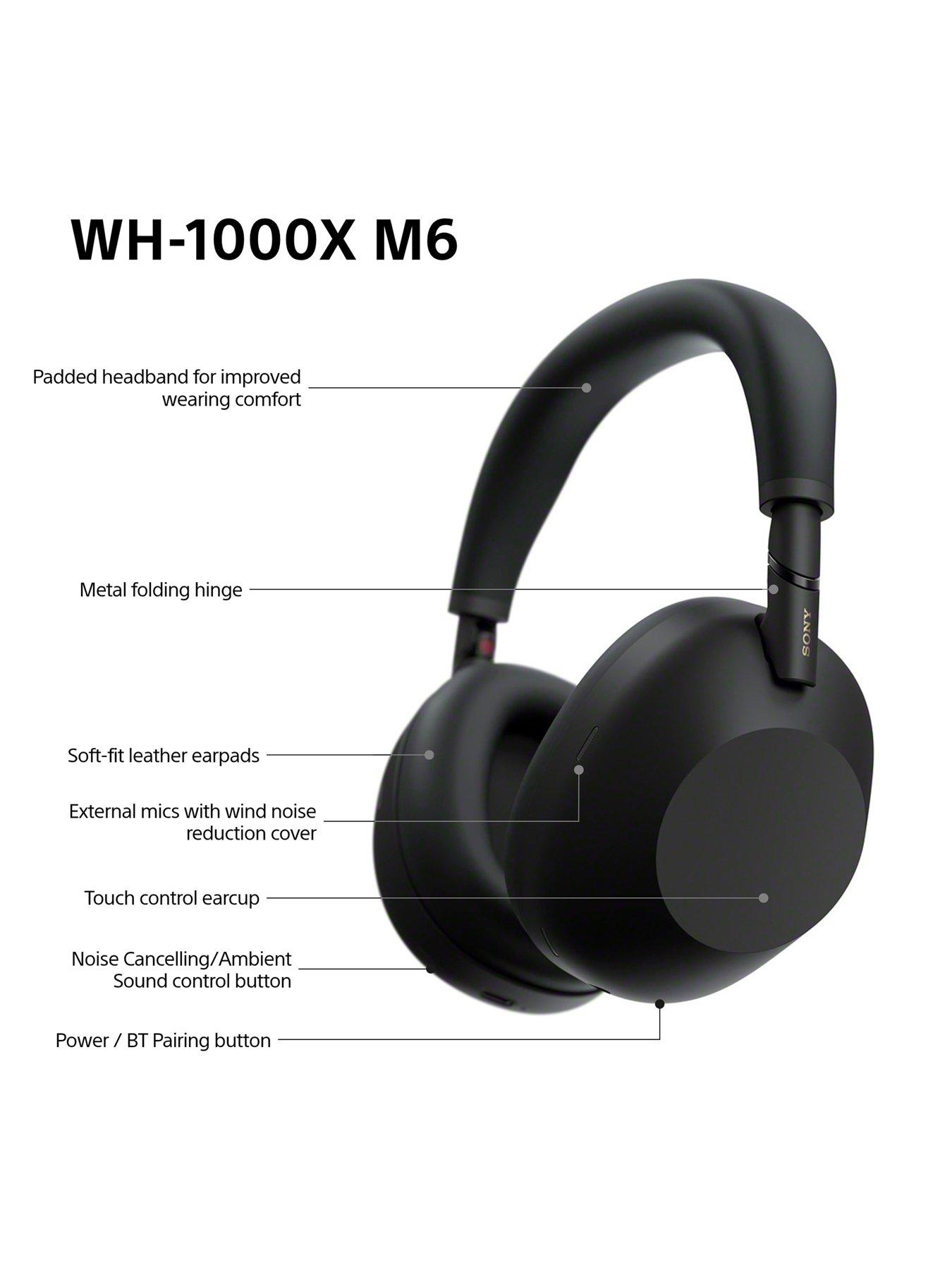 Image 5 of 7 of Sony WH-1000XM6 Noise-Cancelling Over-Ear Headphones