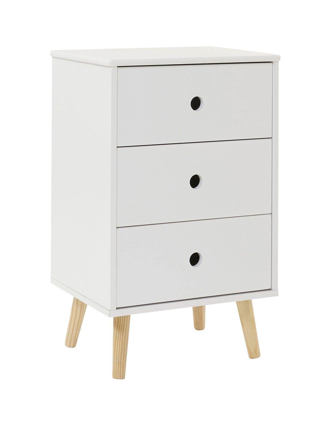 Image 2 of 7 of Liberty House Kids 3 Drawer Bedroom Cabinet