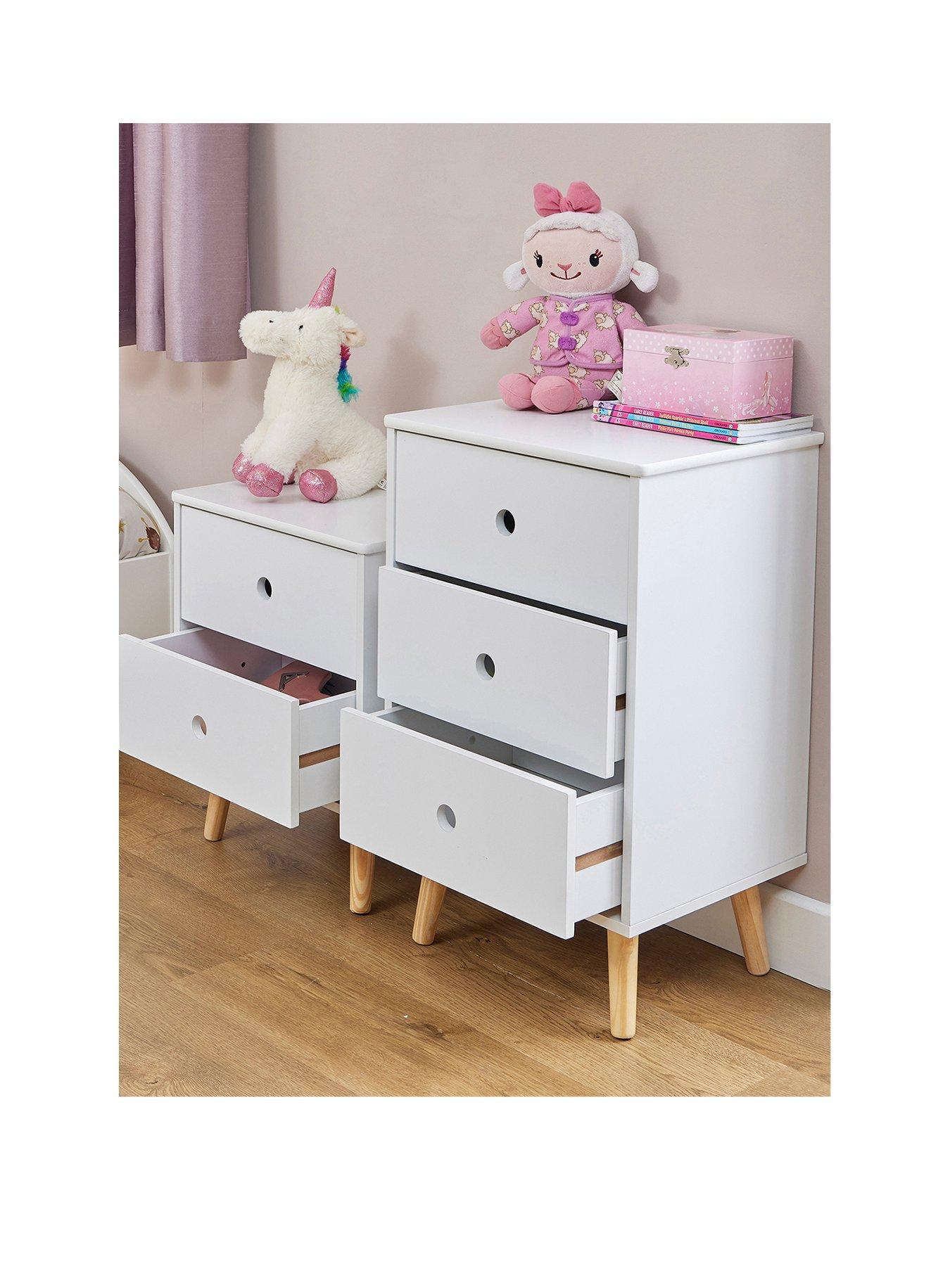 Image 3 of 7 of Liberty House Kids 3 Drawer Bedroom Cabinet