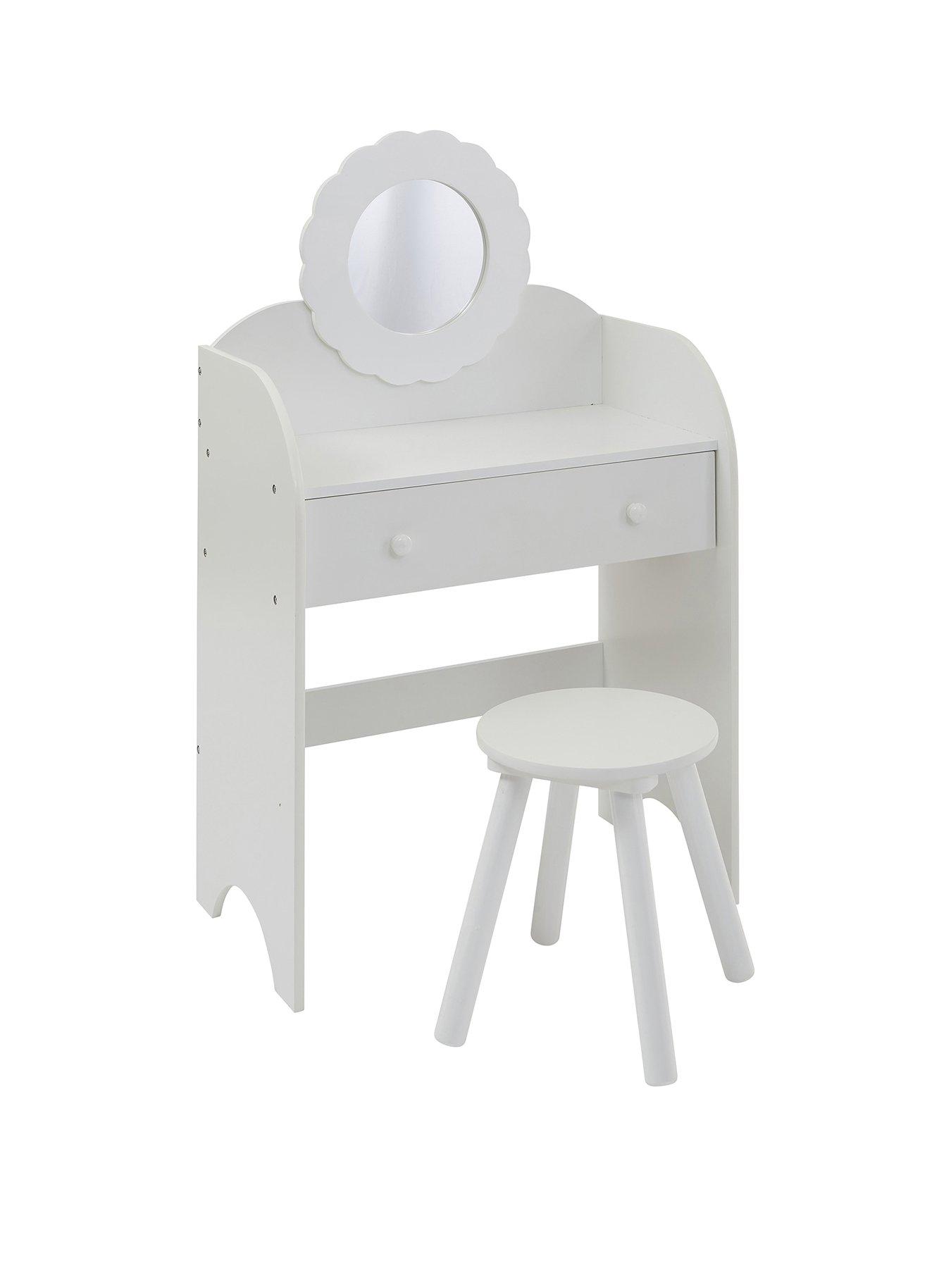 Image 2 of 7 of Liberty House White Dressing Table And Stool