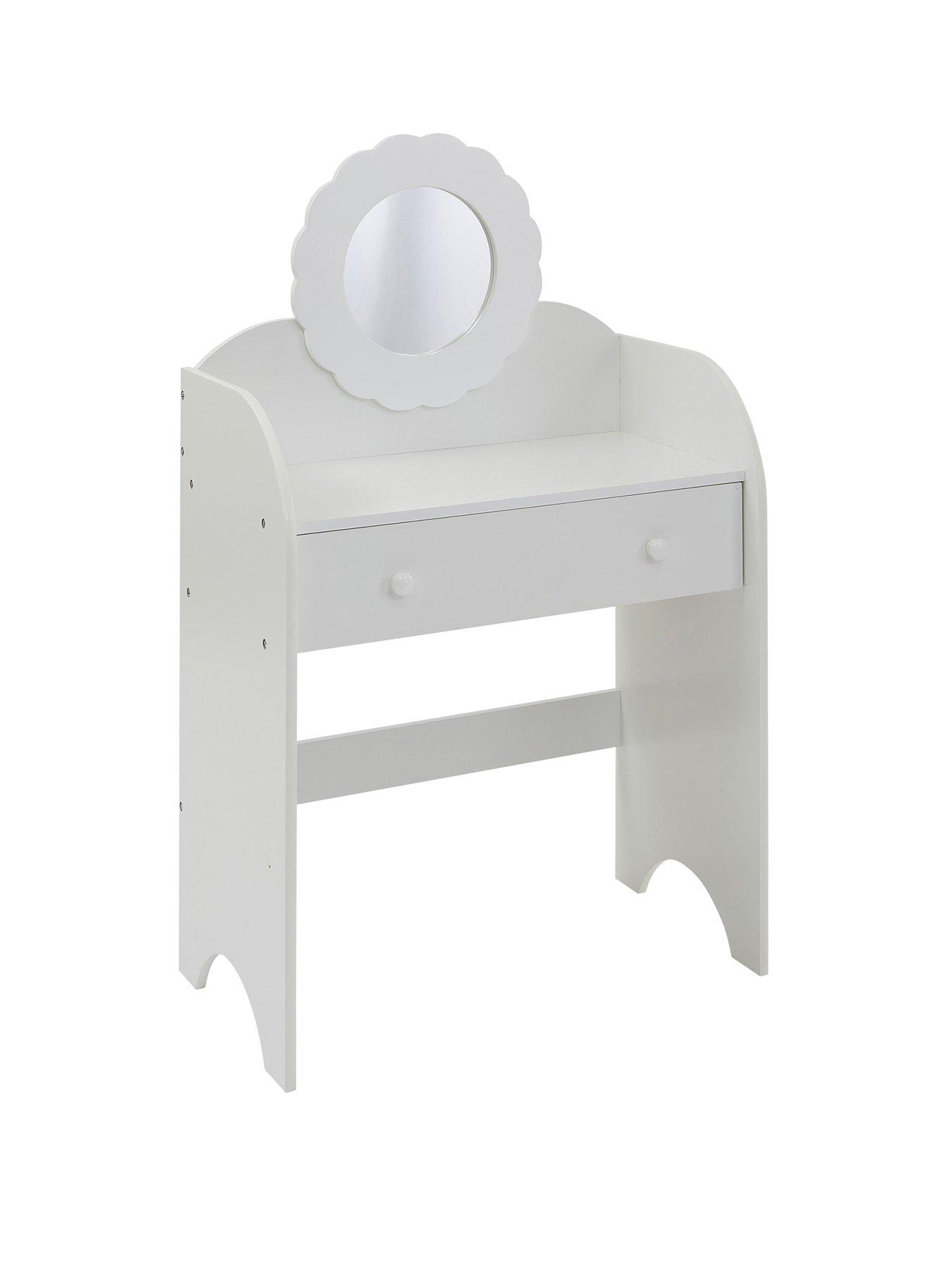 Image 3 of 7 of Liberty House White Dressing Table And Stool