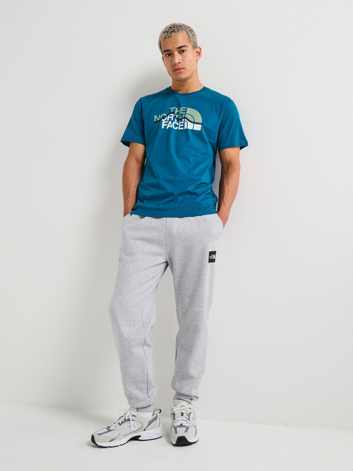 Image 3 of 6 of The North Face Men's Mountain Line T-Shirt - Blue