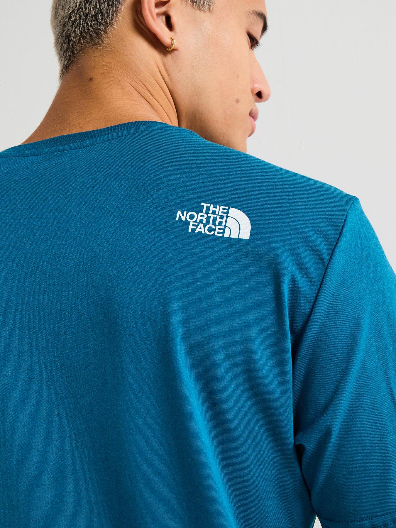 Image 6 of 6 of The North Face Men's Mountain Line T-Shirt - Blue