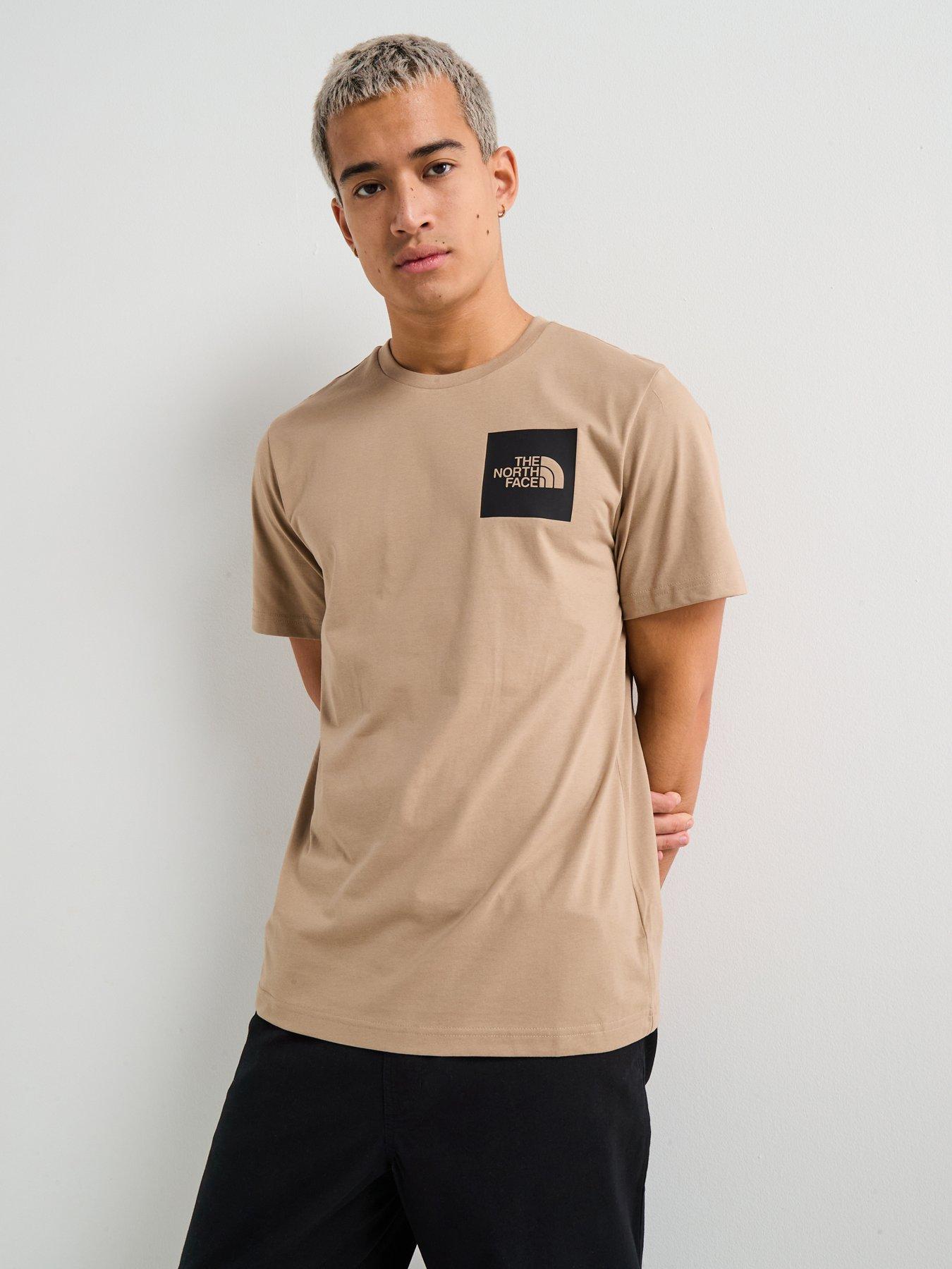undefined Mens S/s Fine T-shirt - Beige
