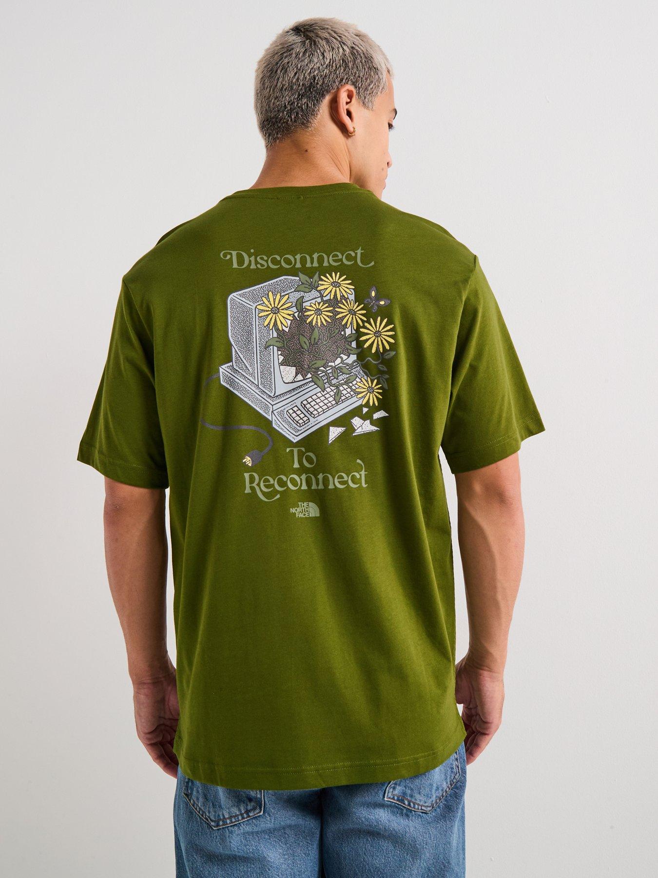 The North Face Men's S/S Connected Relaxed Graphic T-Shirt - Green