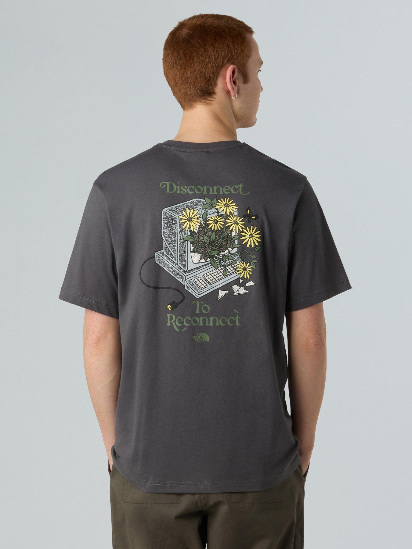 The North Face Men's S/s Connected Relaxed Graphic Tee - Grey