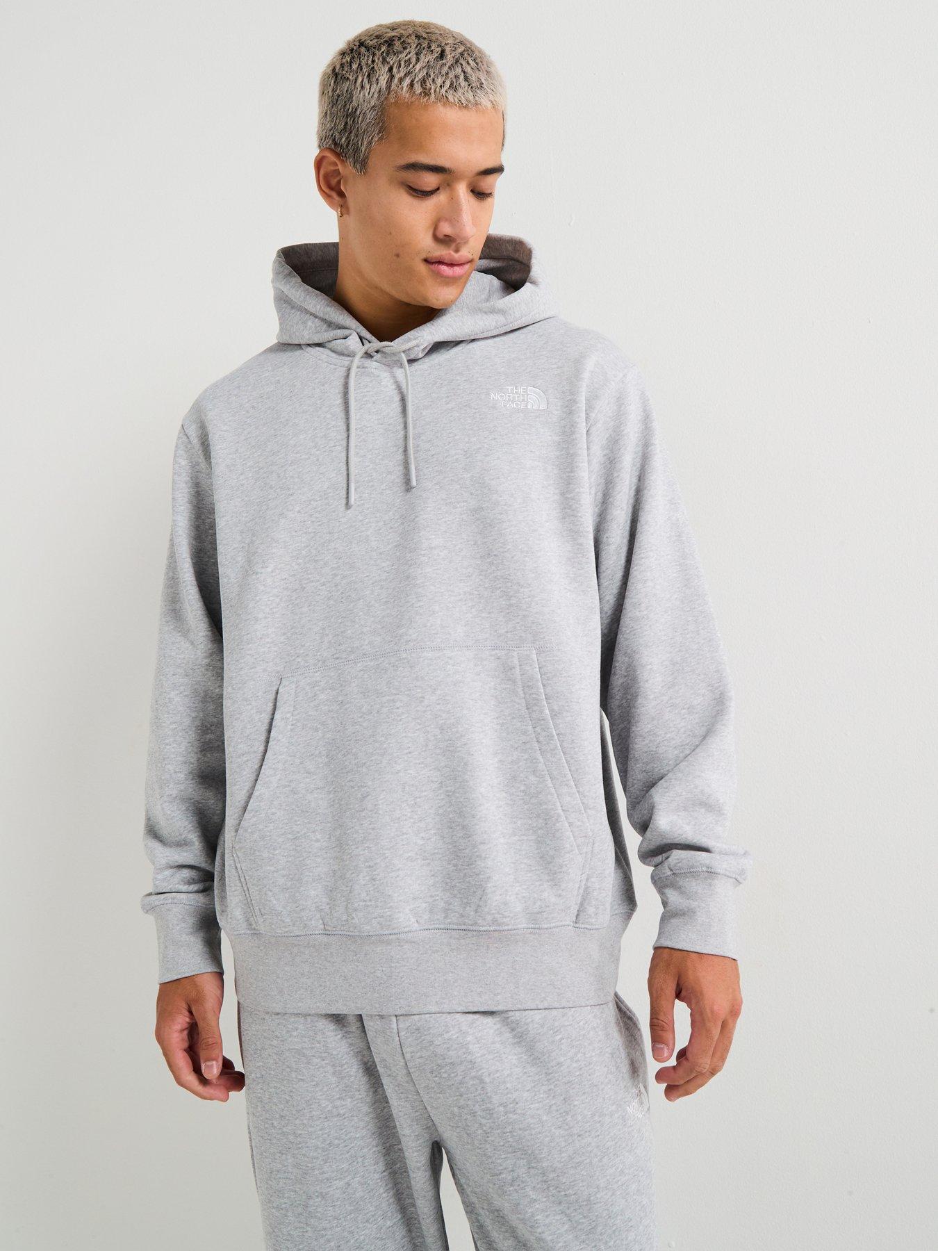 Image 1 of 6 of The North Face Men's Essential Relaxed Hoodie - Light Grey