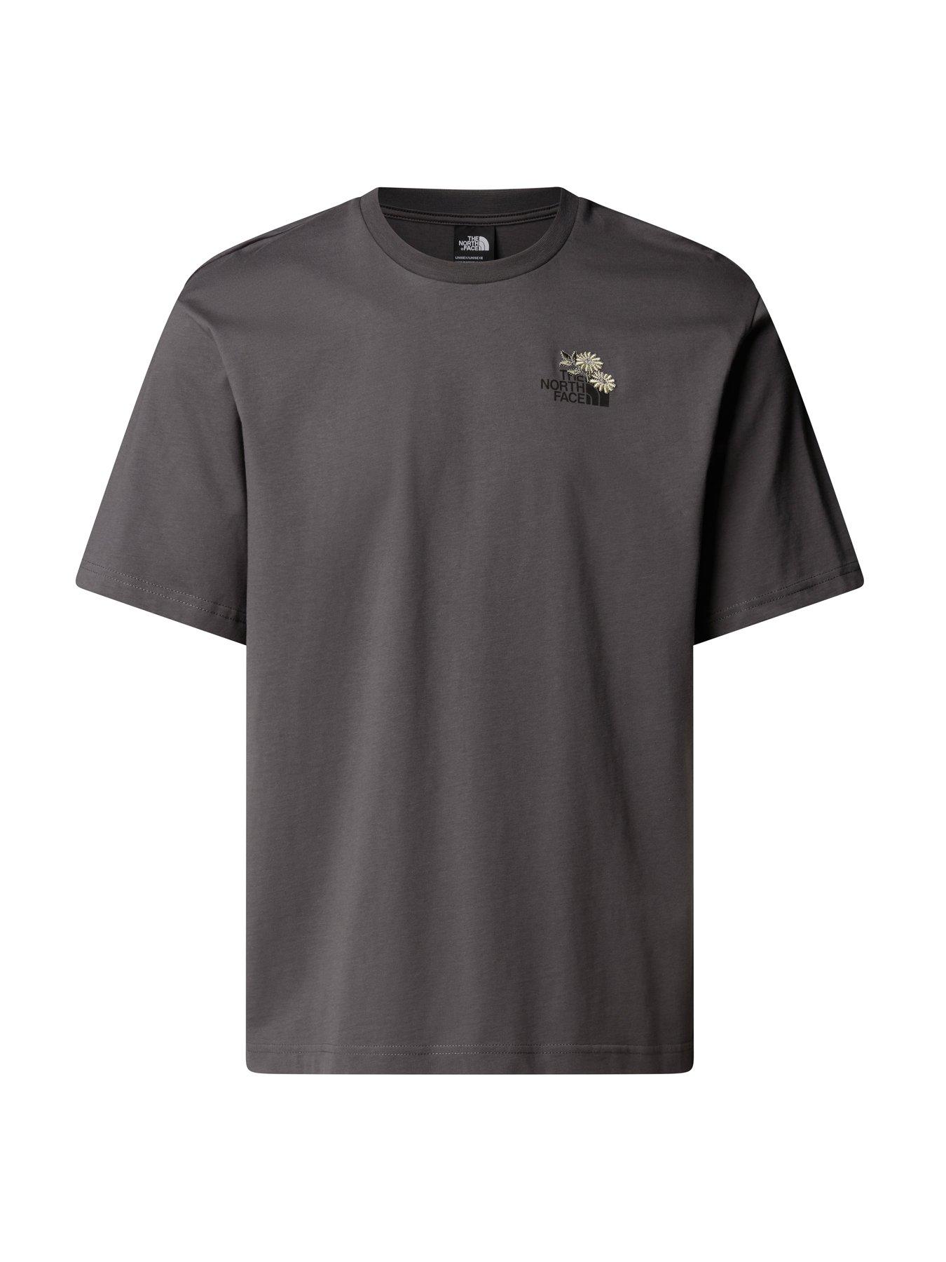 undefined Unisex Flower Dome Relaxed Short Sleeve T-Shirt - Grey