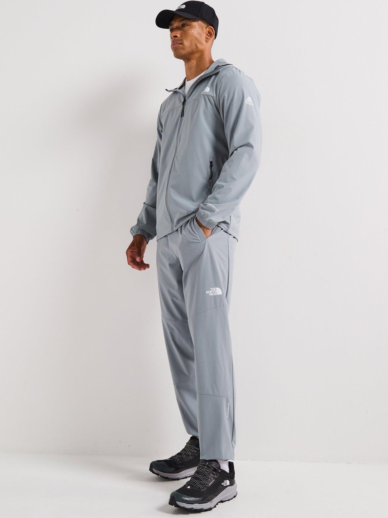 Image 3 of 6 of The North Face Men's Mountain Athletics Hooded Wind Jacket - Grey