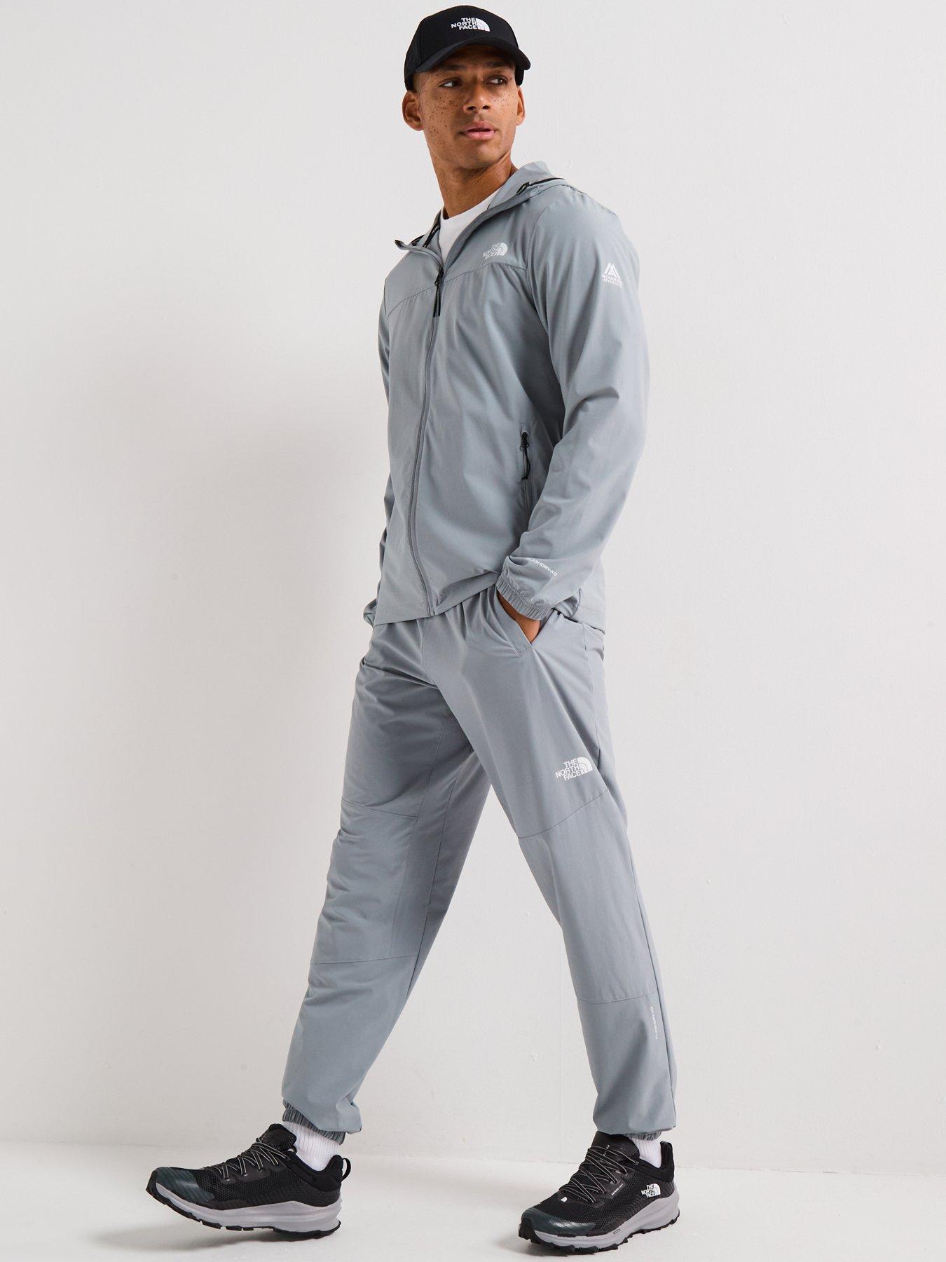 Image 6 of 6 of The North Face Men's Mountain Athletics Hooded Wind Jacket - Grey