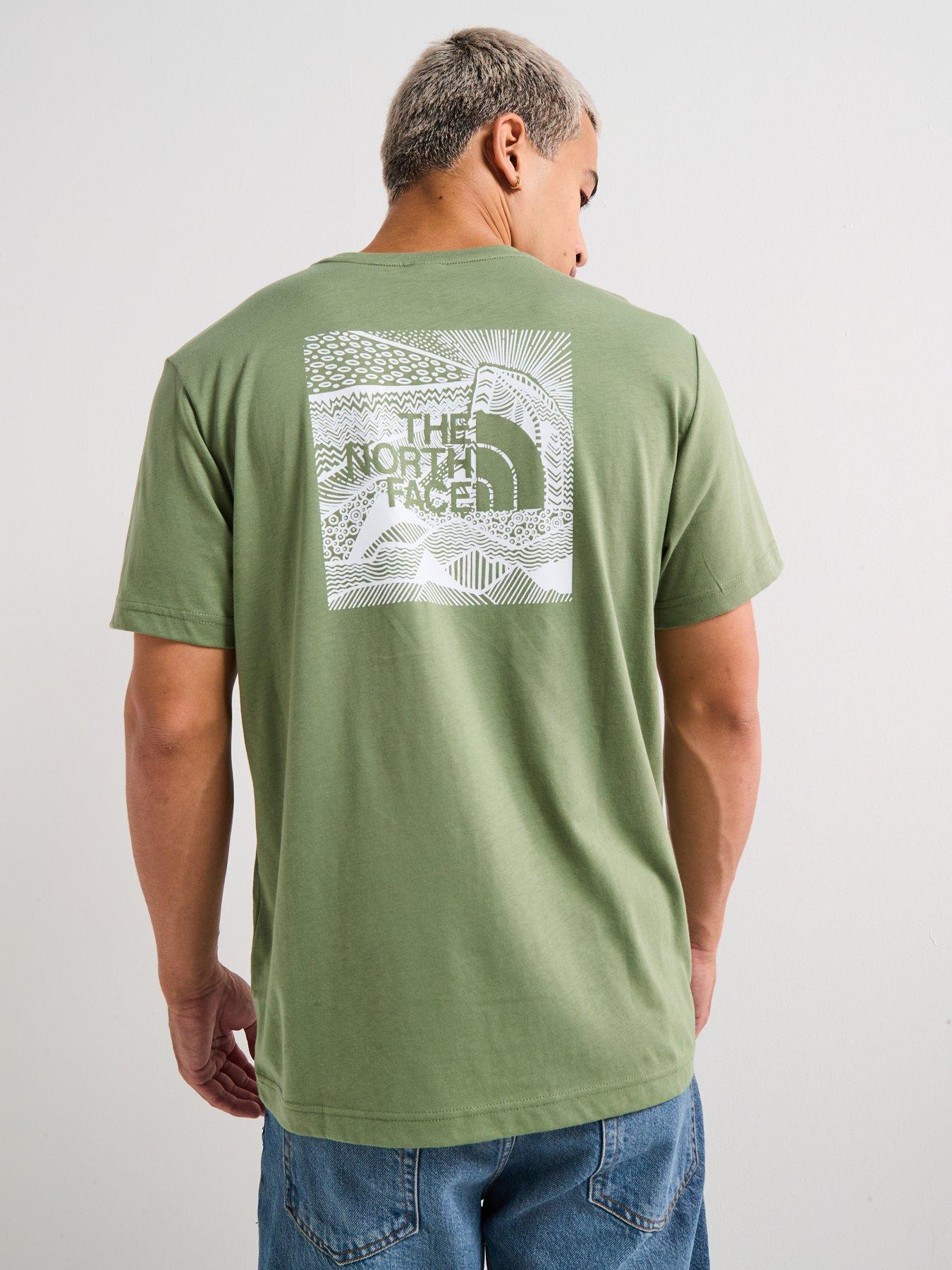 Image 1 of 6 of The North Face Men's S/S Box Nse Celebration T-Shirt - Khaki