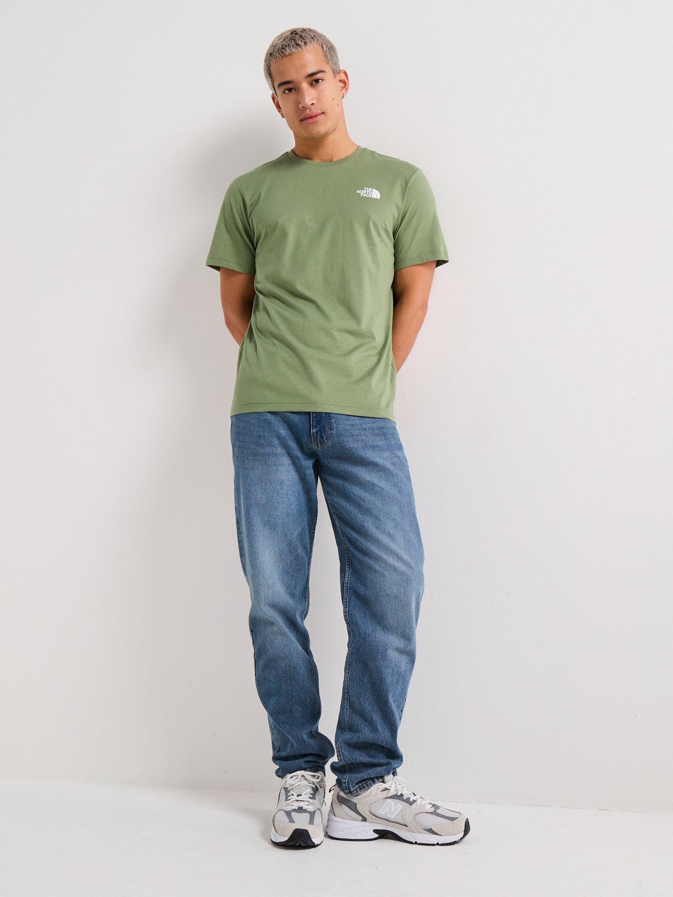 Image 3 of 6 of The North Face Men's S/S Box Nse Celebration T-Shirt - Khaki