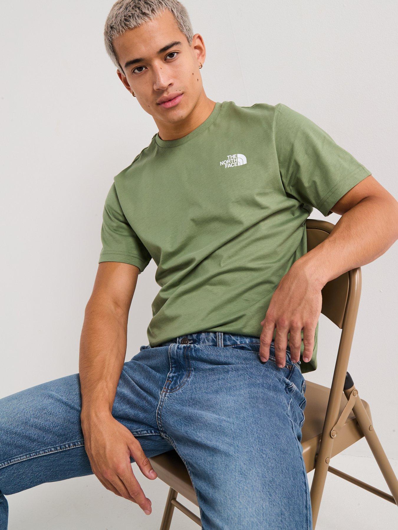 Image 6 of 6 of The North Face Men's S/S Box Nse Celebration T-Shirt - Khaki