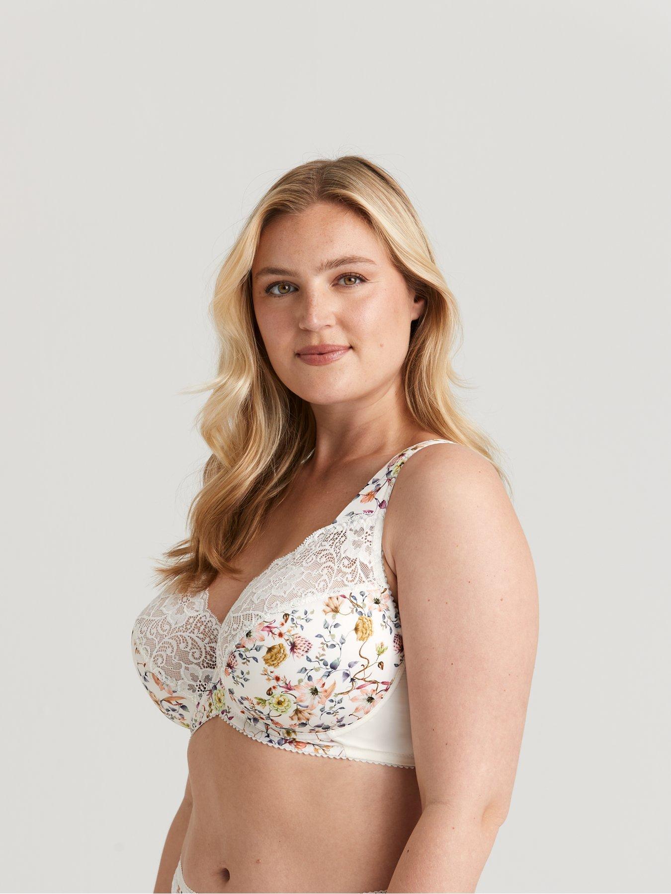 Image 3 of 3 of Miss Mary of Sweden Fauna Floral Underwired Bra - Champagne