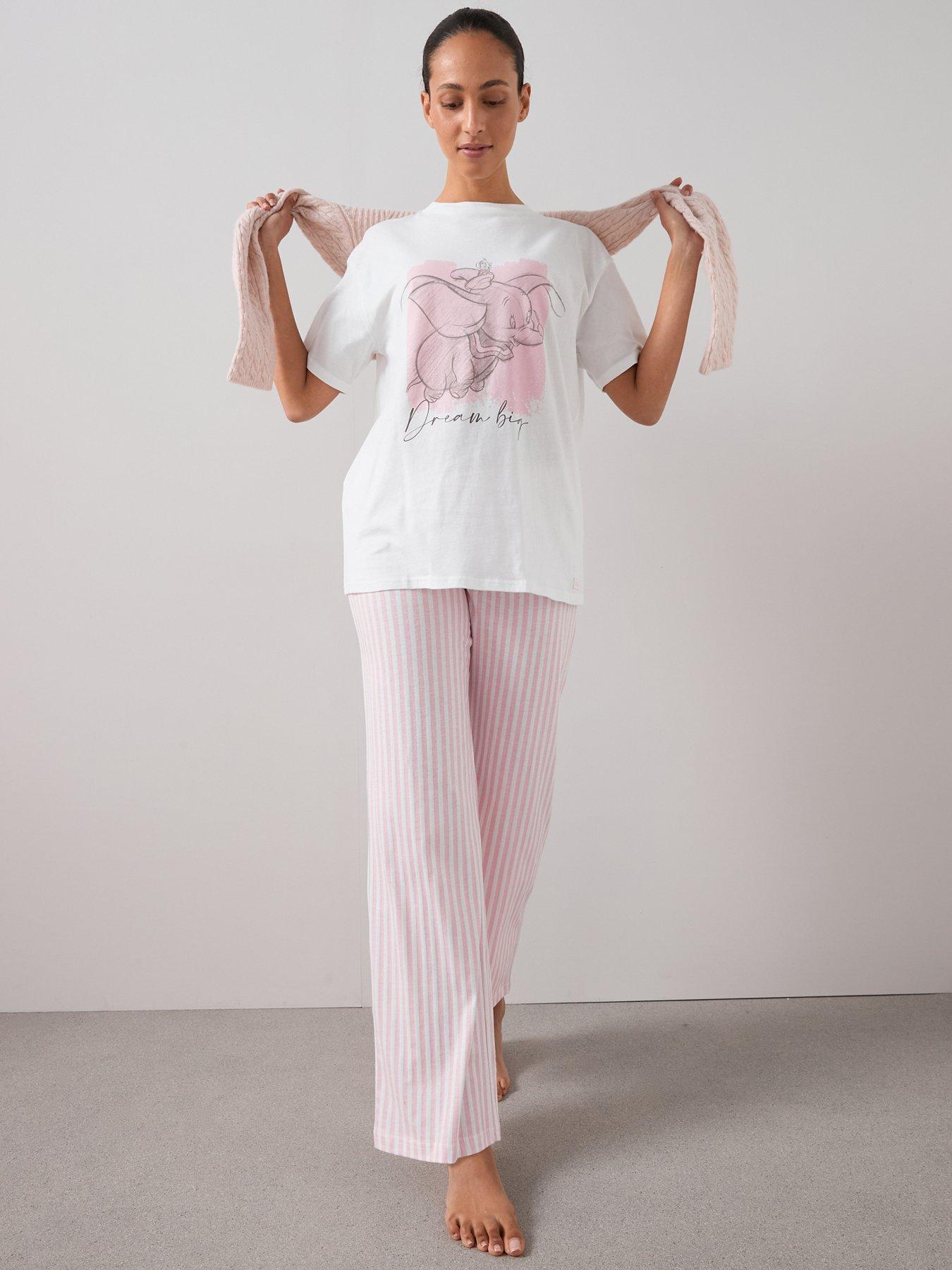 Image 3 of 7 of The Very Collection Disney Dumbo Short Sleeve Pyjama Set - Pink