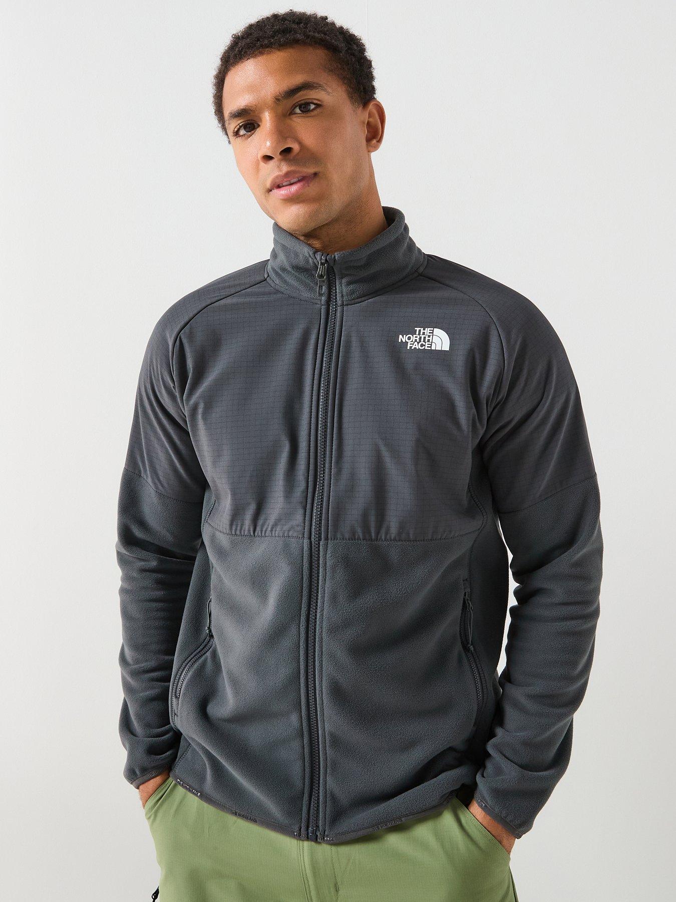 The North Face Mens Glacier Heavyweight Full Zip Jacket - Grey