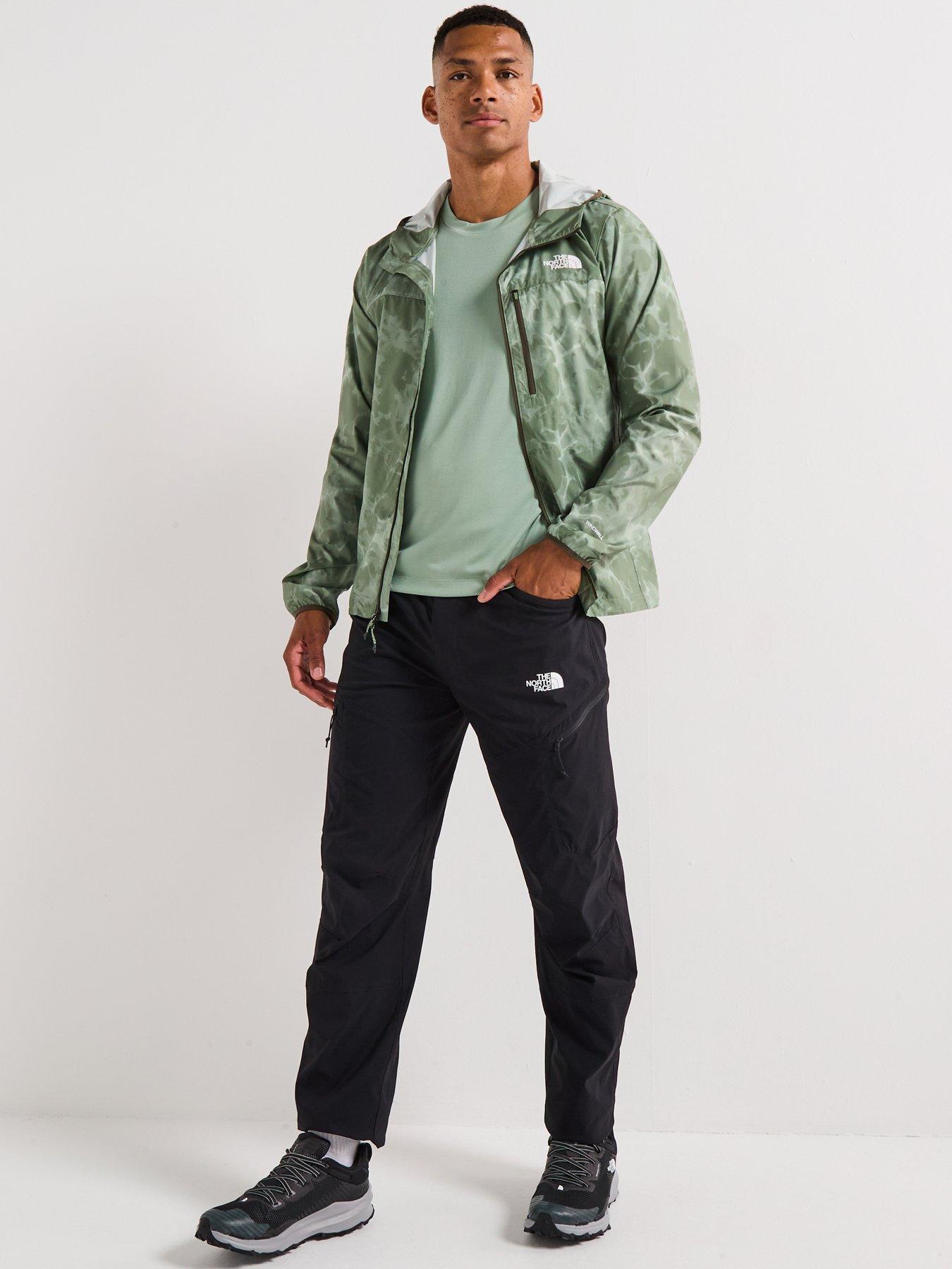 Image 3 of 6 of The North Face Men's Higher Run Print Wind Jacket - Khaki