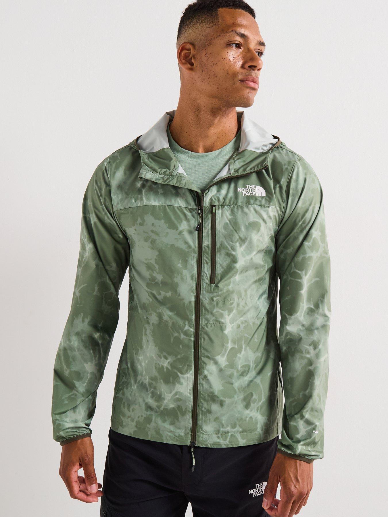 Image 5 of 6 of The North Face Men's Higher Run Print Wind Jacket - Khaki