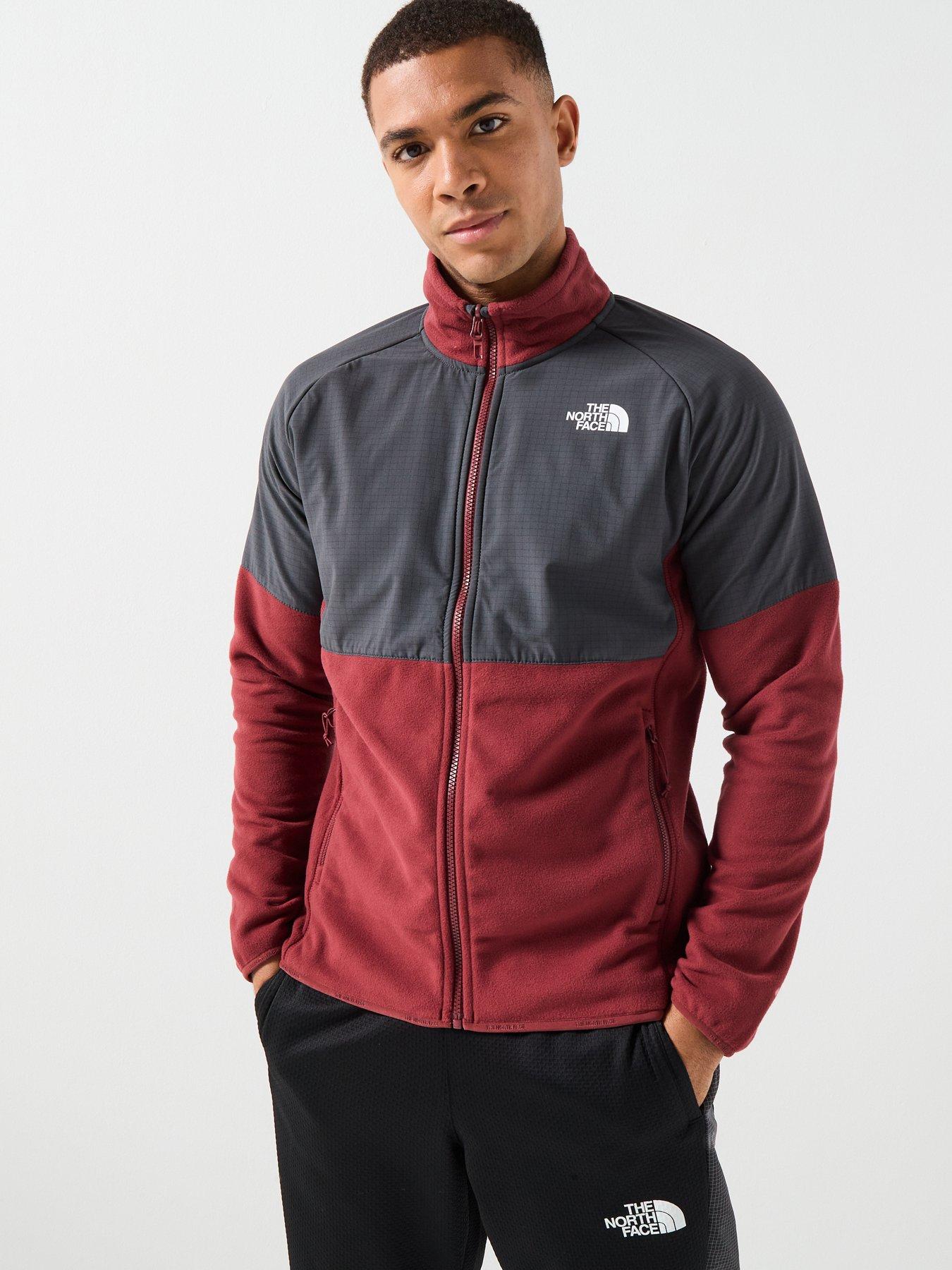 Image 1 of 6 of The North Face Men's Glacier Heavyweight Full Zip Jacket - Red