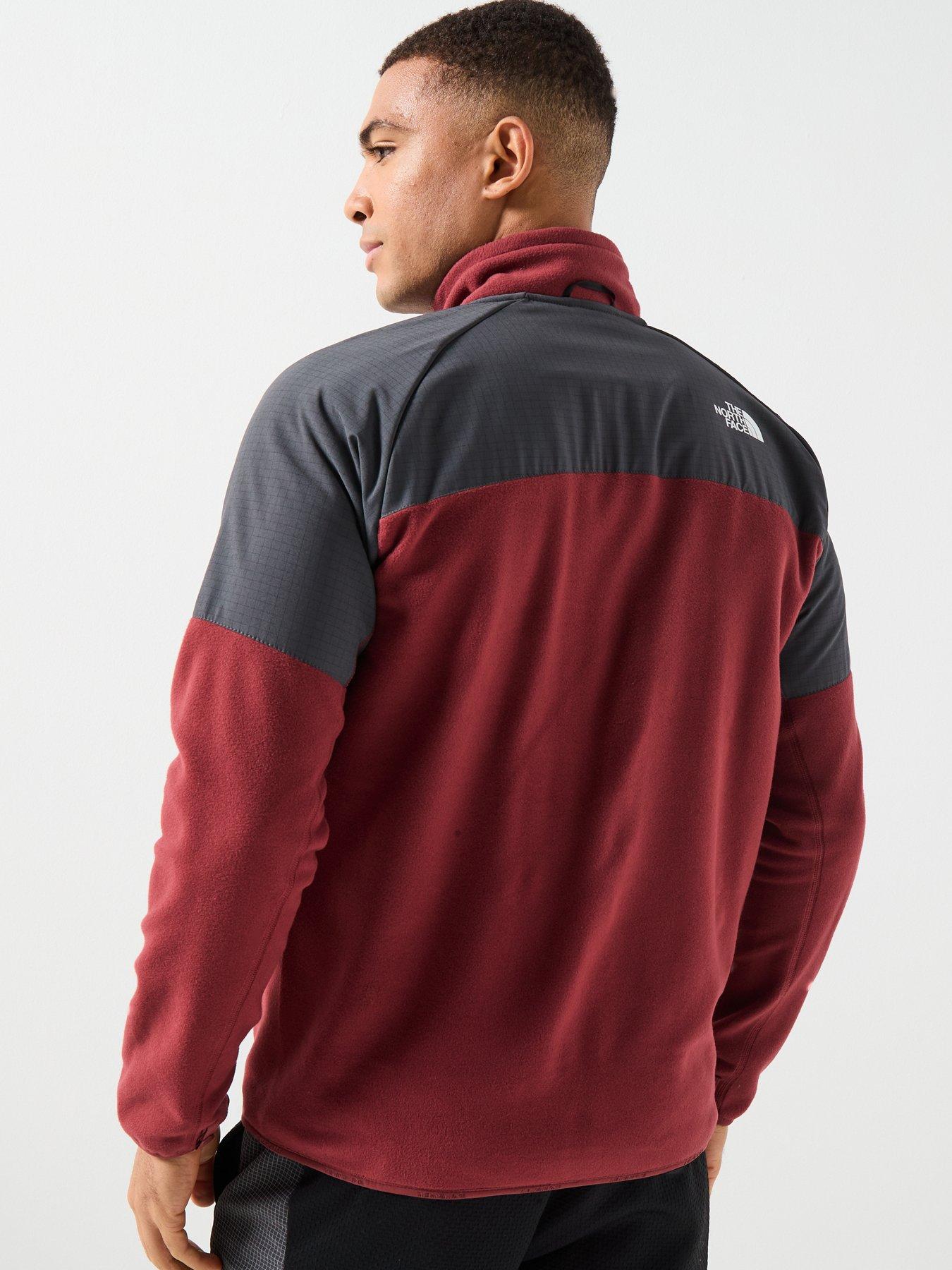 Image 2 of 6 of The North Face Men's Glacier Heavyweight Full Zip Jacket - Red