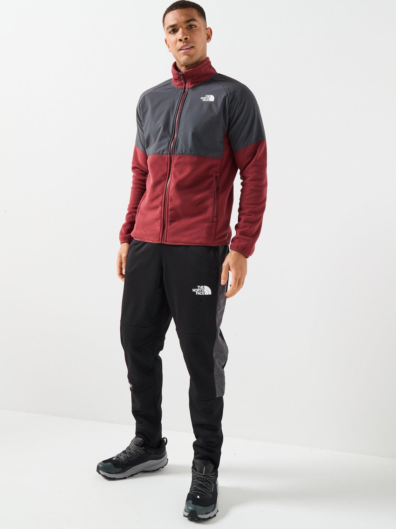 Image 3 of 6 of The North Face Men's Glacier Heavyweight Full Zip Jacket - Red