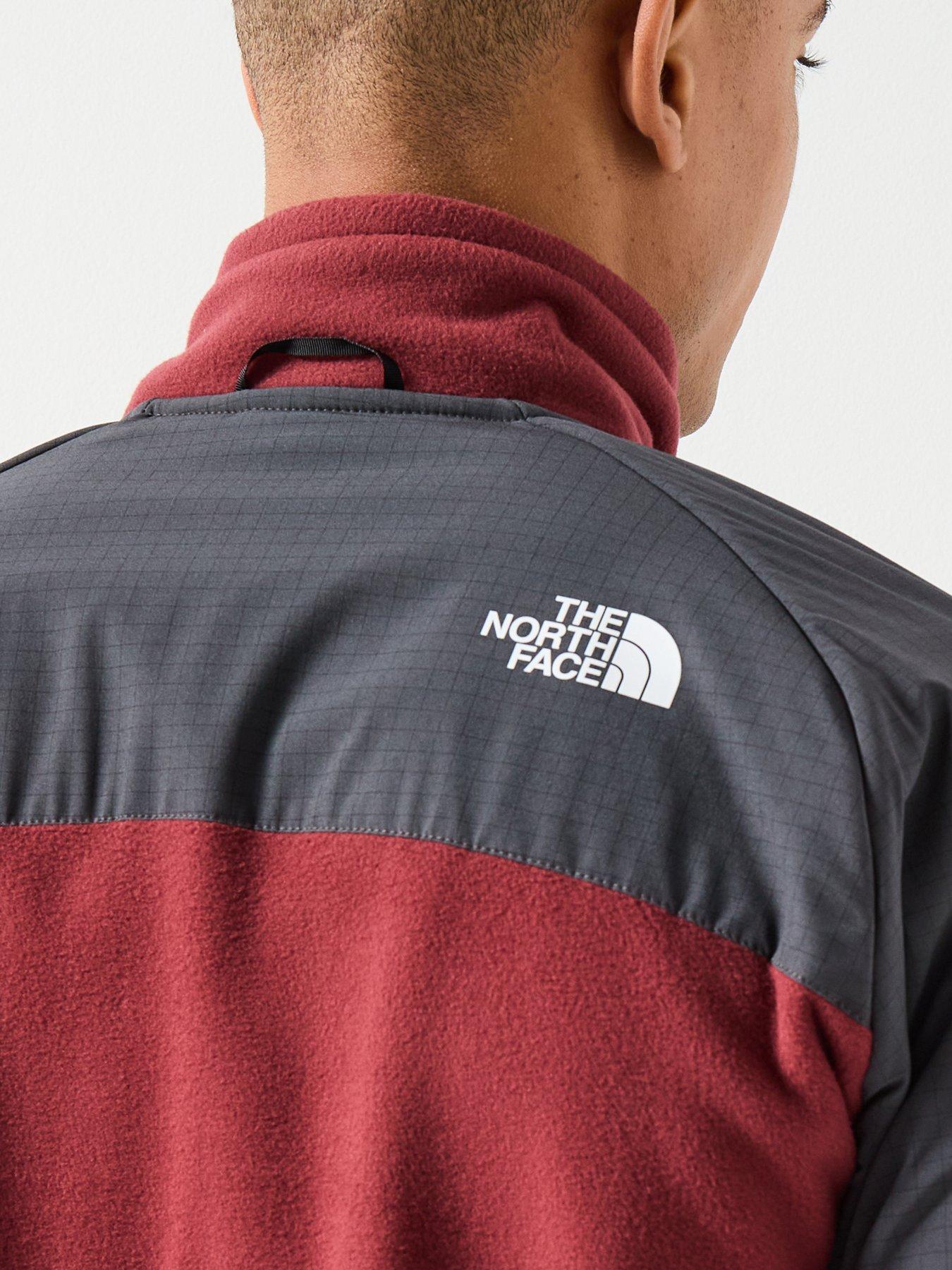 Image 5 of 6 of The North Face Men's Glacier Heavyweight Full Zip Jacket - Red