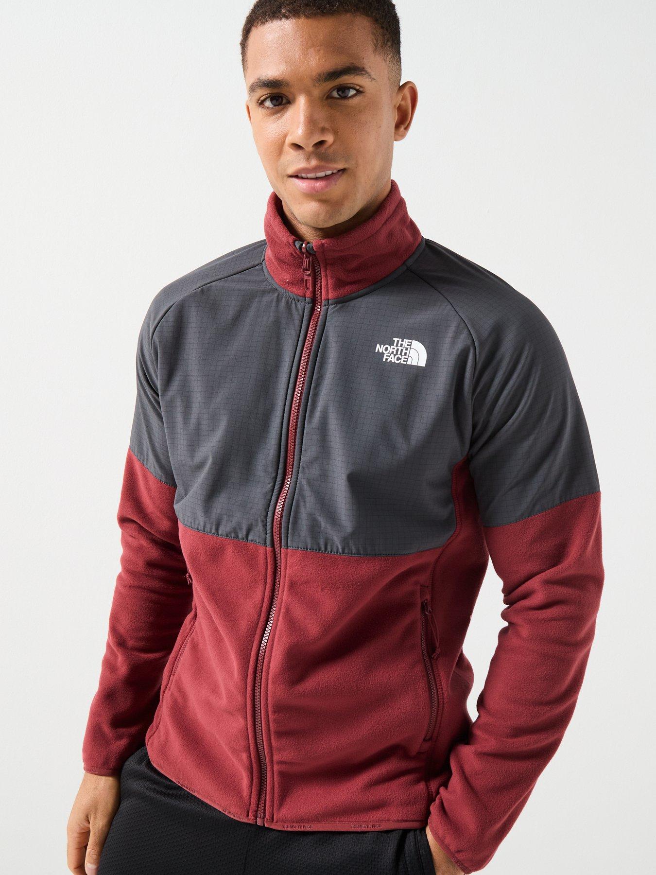 Image 6 of 6 of The North Face Men's Glacier Heavyweight Full Zip Jacket - Red