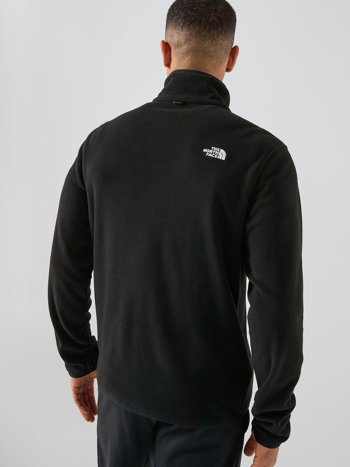 Image 2 of 6 of The North Face Men's Glacier Fleece Jacket - Black