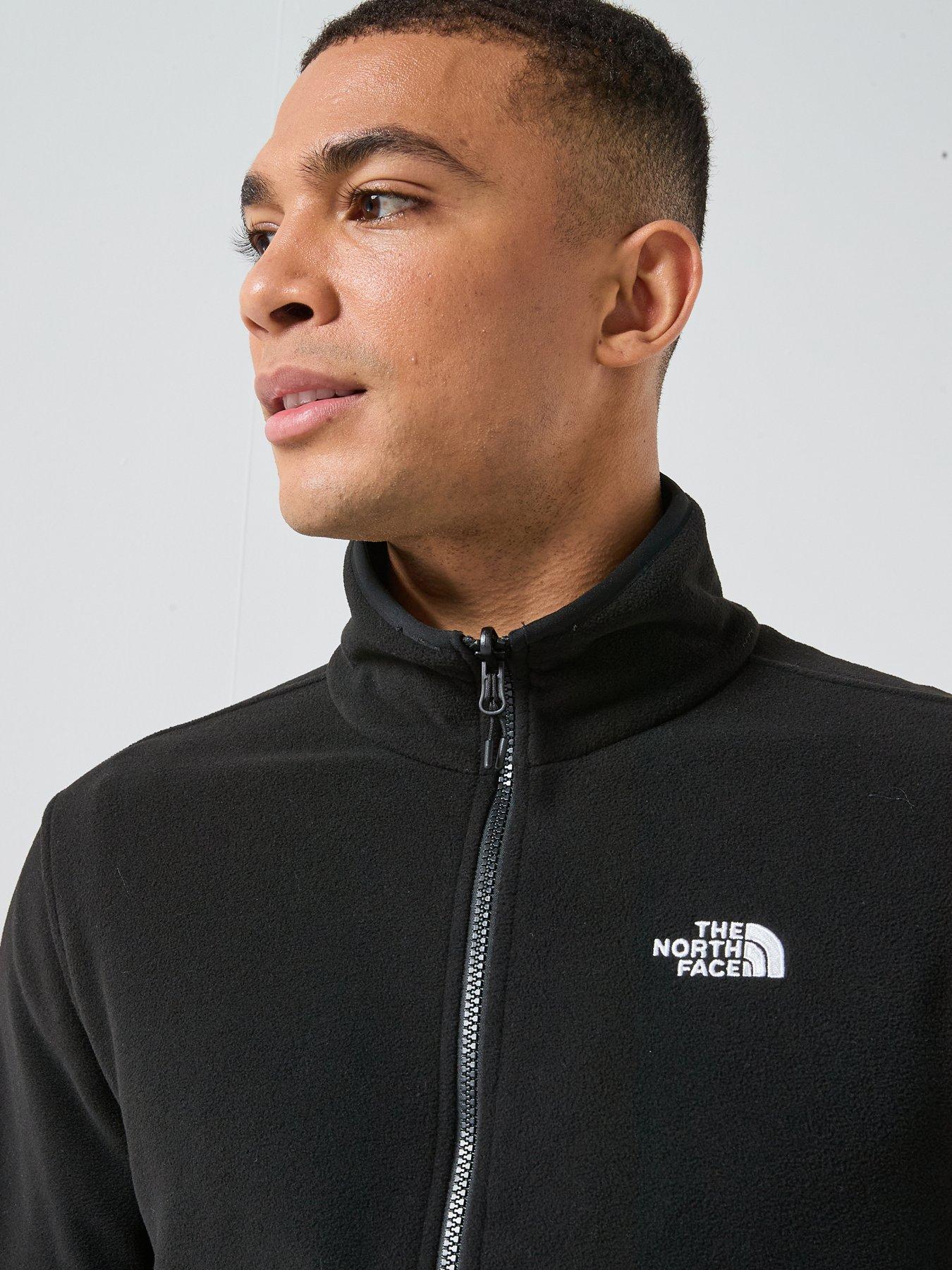 Image 4 of 6 of The North Face Men's Glacier Fleece Jacket - Black