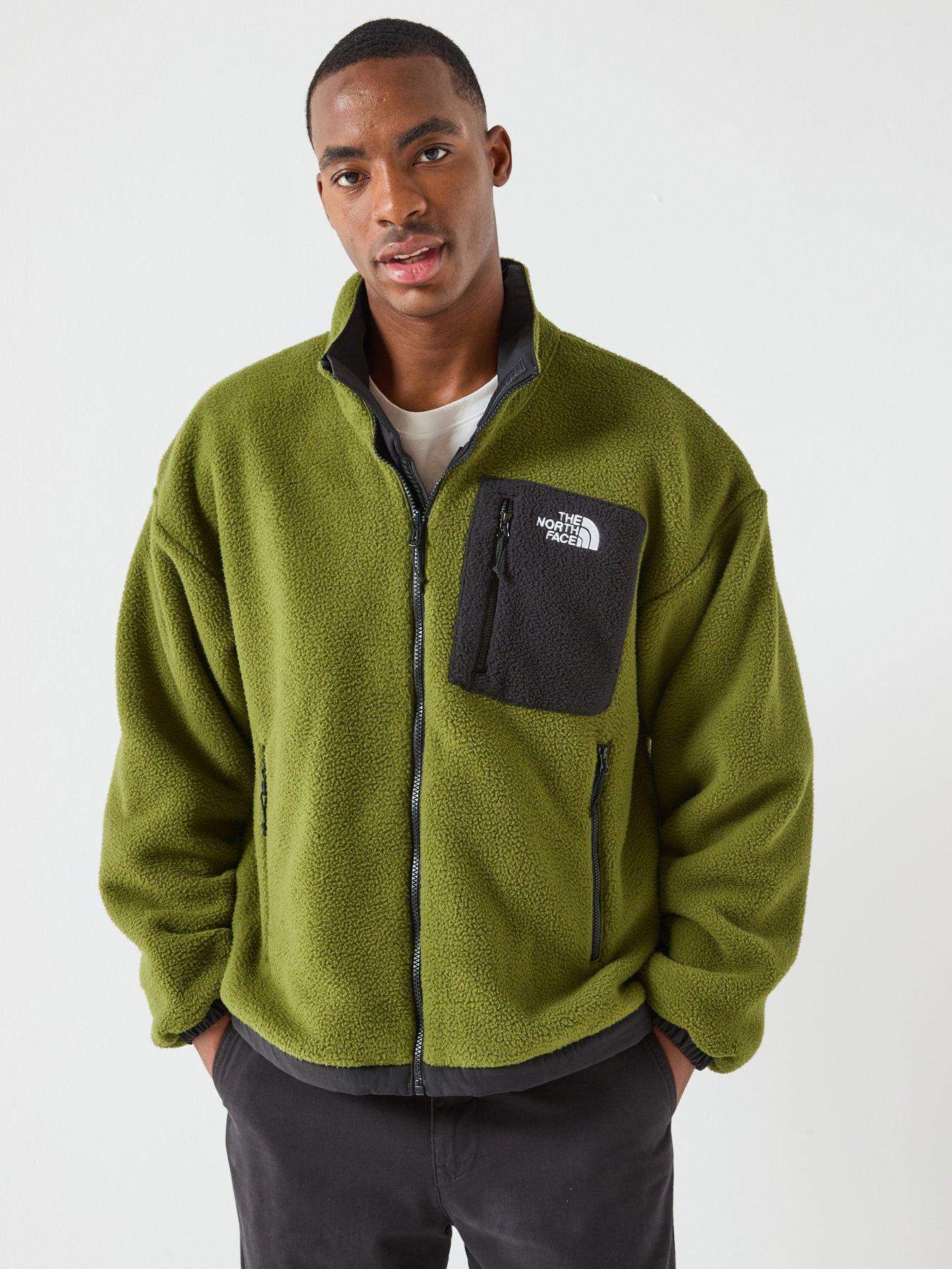 Image 1 of 6 of The North Face Men's Yumiori Reversible Fleece Jacket - Green/Black
