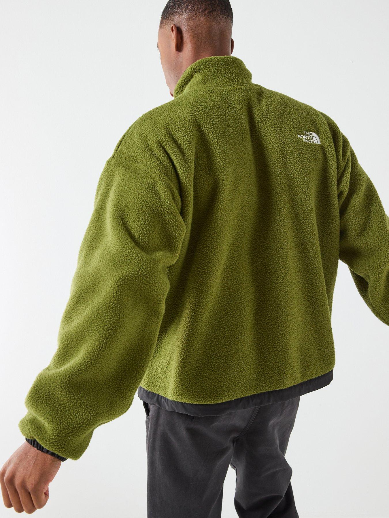 Image 2 of 6 of The North Face Men's Yumiori Reversible Fleece Jacket - Green/Black