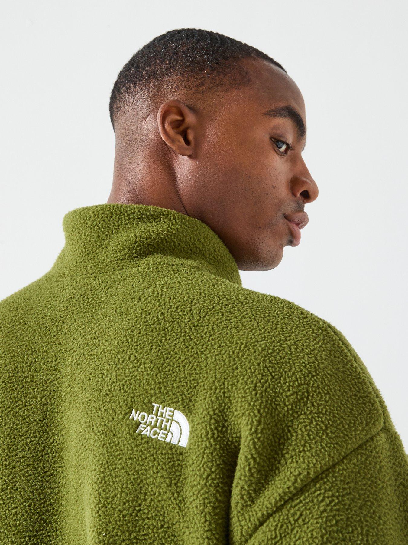 Image 5 of 6 of The North Face Men's Yumiori Reversible Fleece Jacket - Green/Black